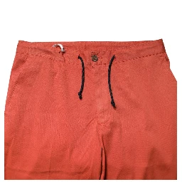 Orange Skinny Fit Men Chino Trouser Pants