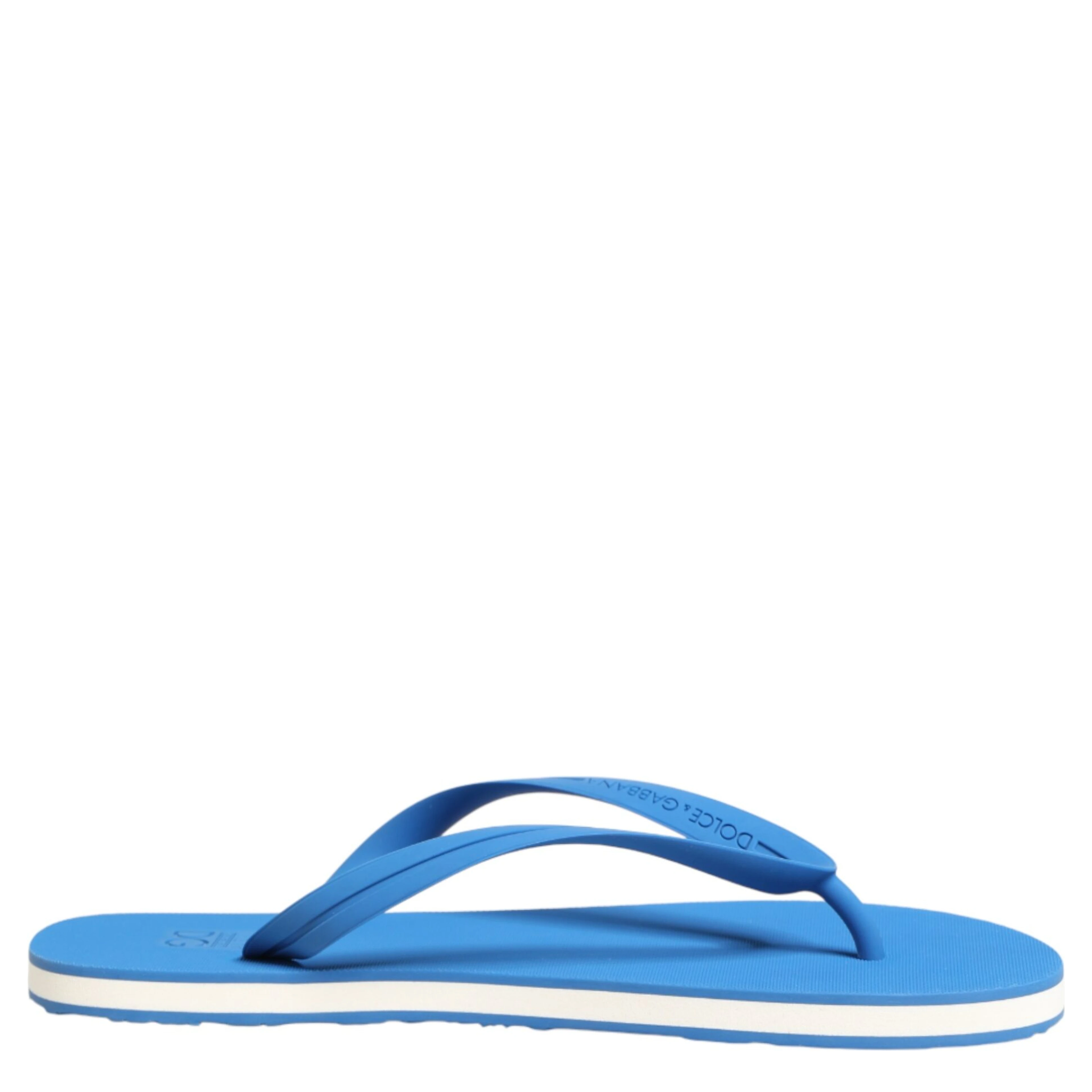 Blue White Logo Beachwear Flats Slipper Shoes