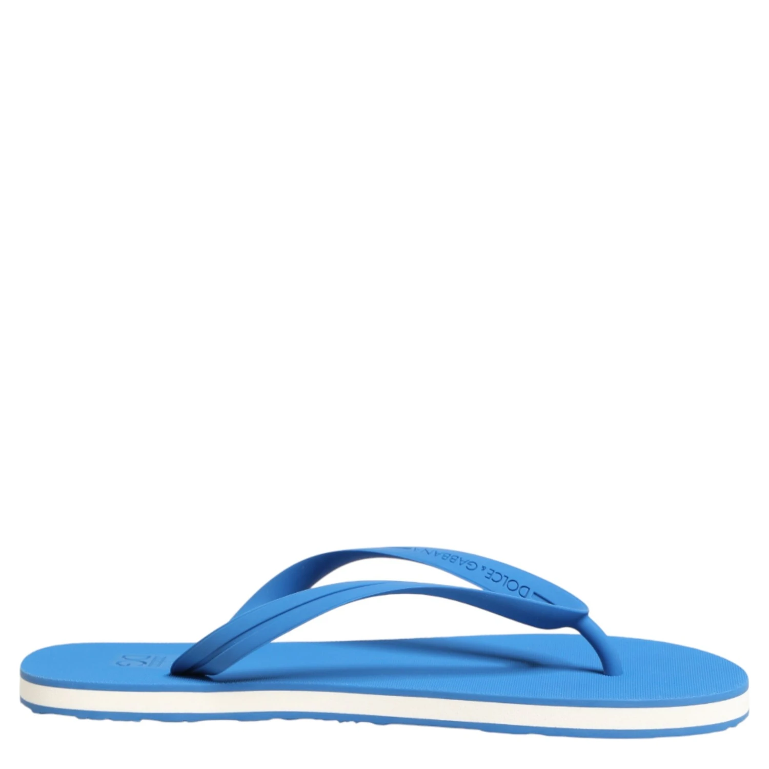 Blue White Logo Beachwear Flats Slipper Shoes