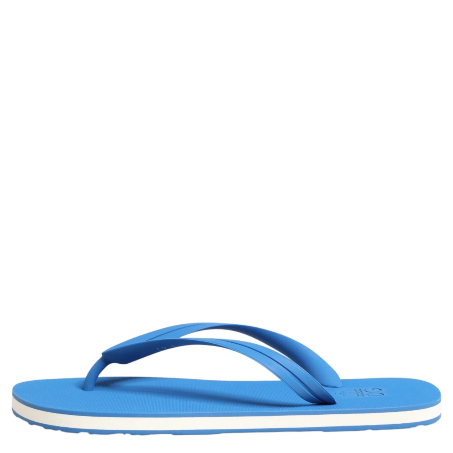 Blue White Logo Beachwear Flats Slipper Shoes