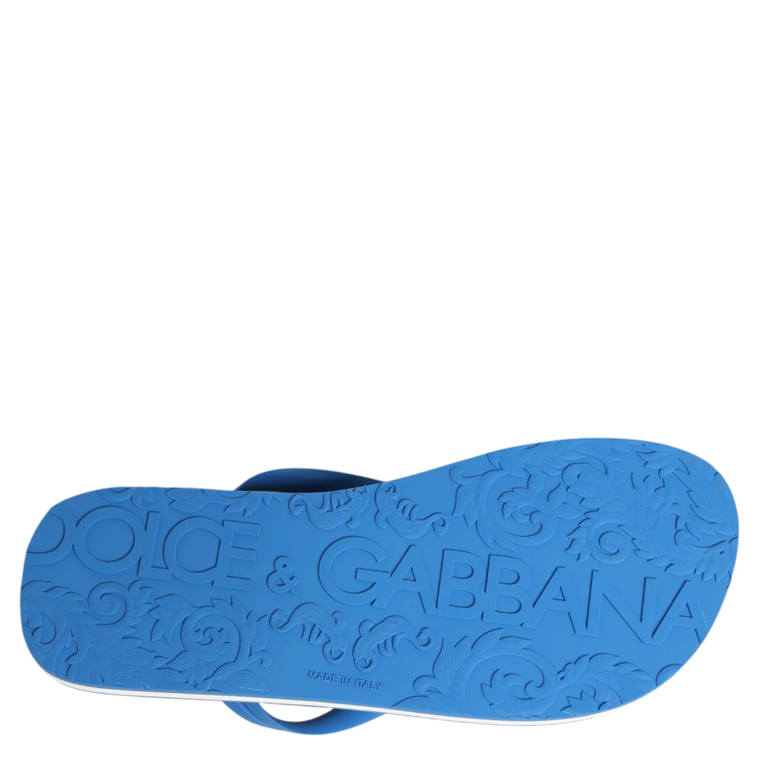 Blue White Logo Beachwear Flats Slipper Shoes