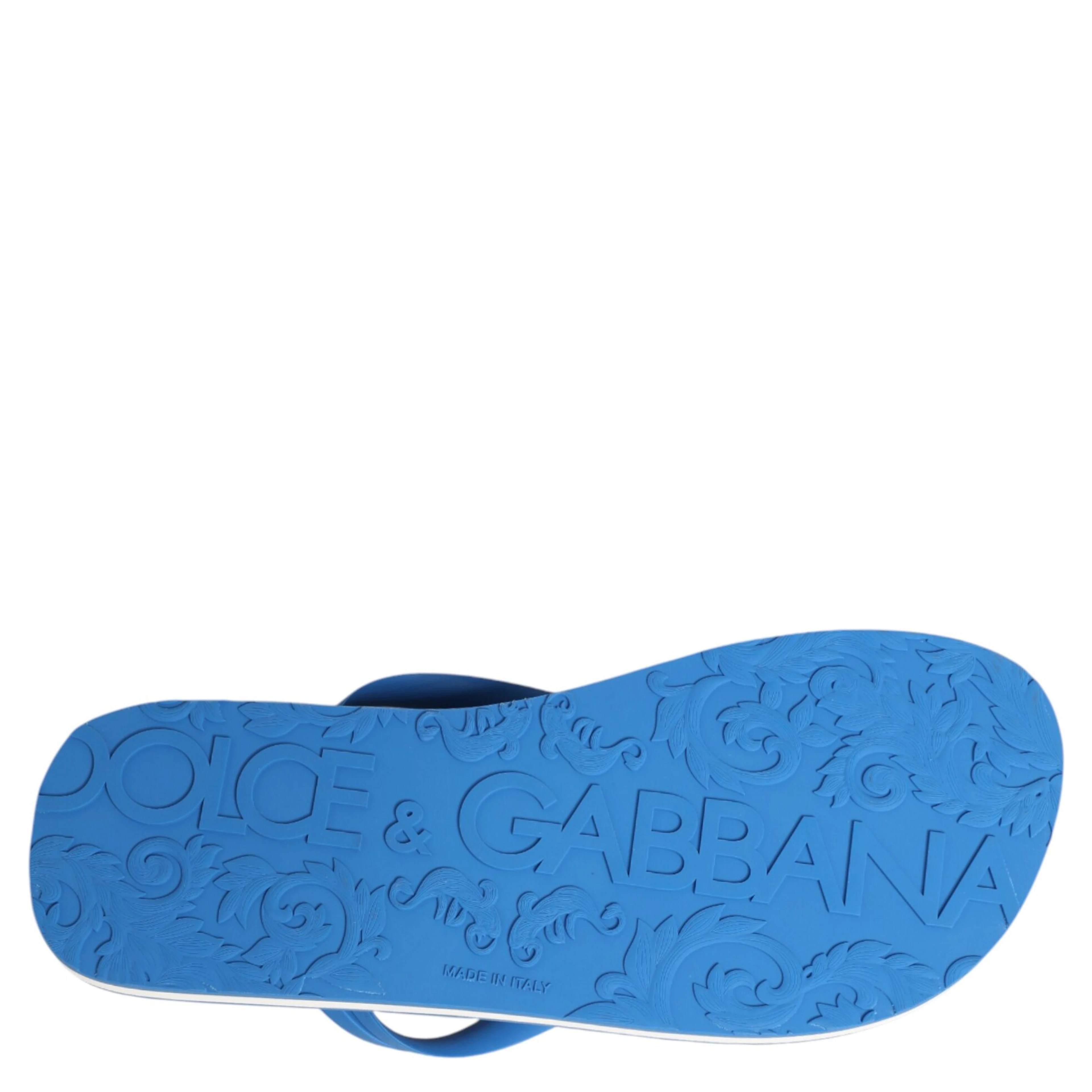 Blue White Logo Beachwear Flats Slipper Shoes