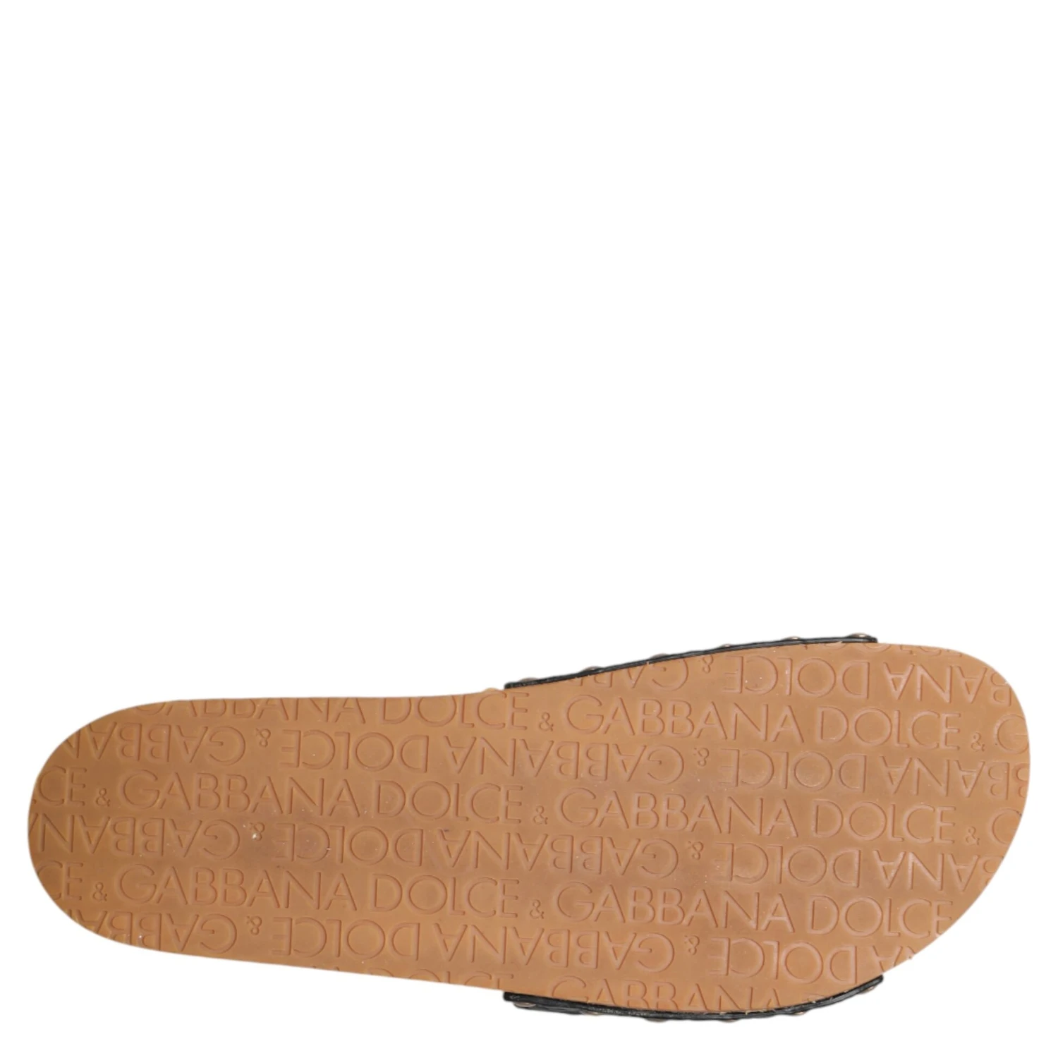 Black Brown Leather Slides Sandals Shoes