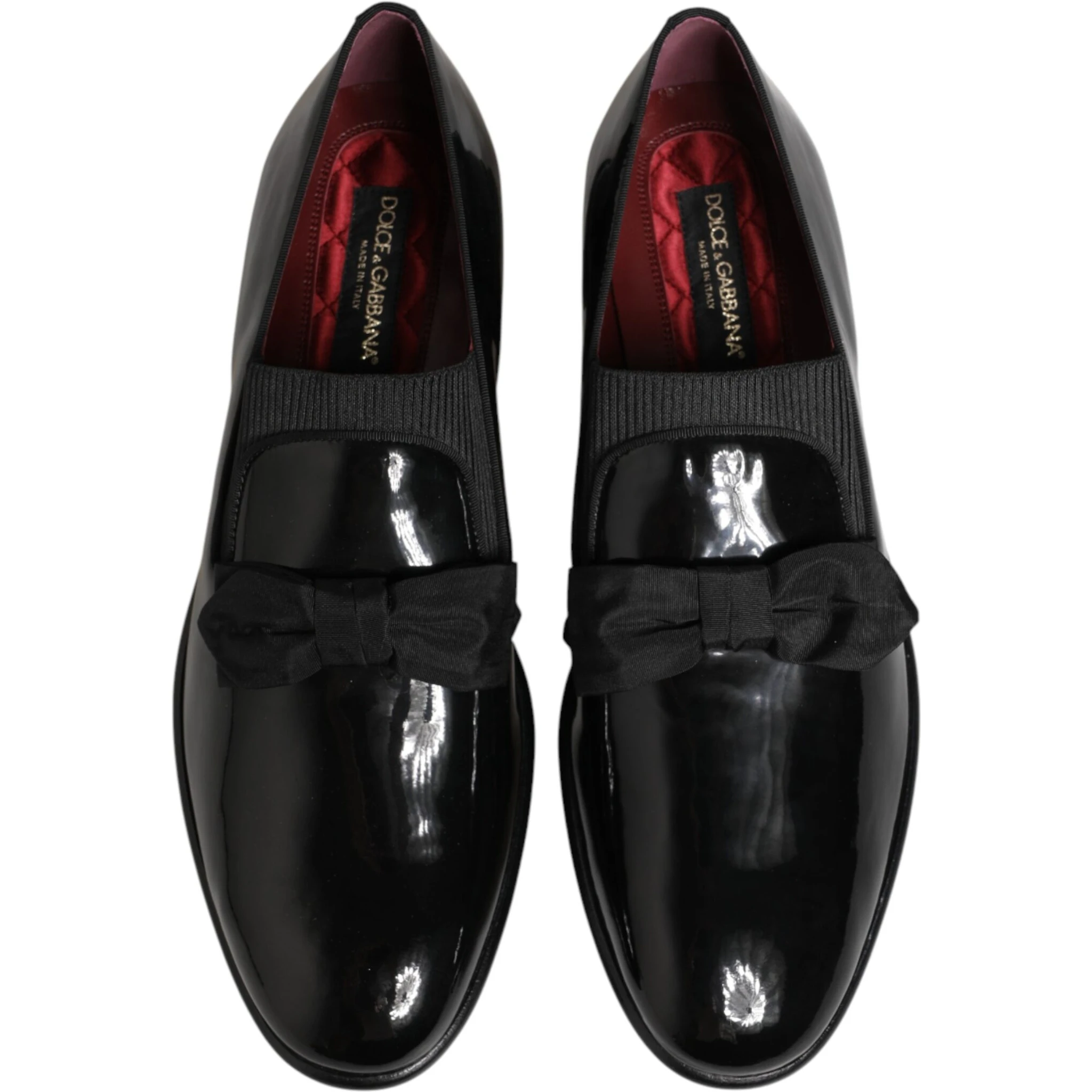 Black Leather Slip On Dress Men Loafers Shoes