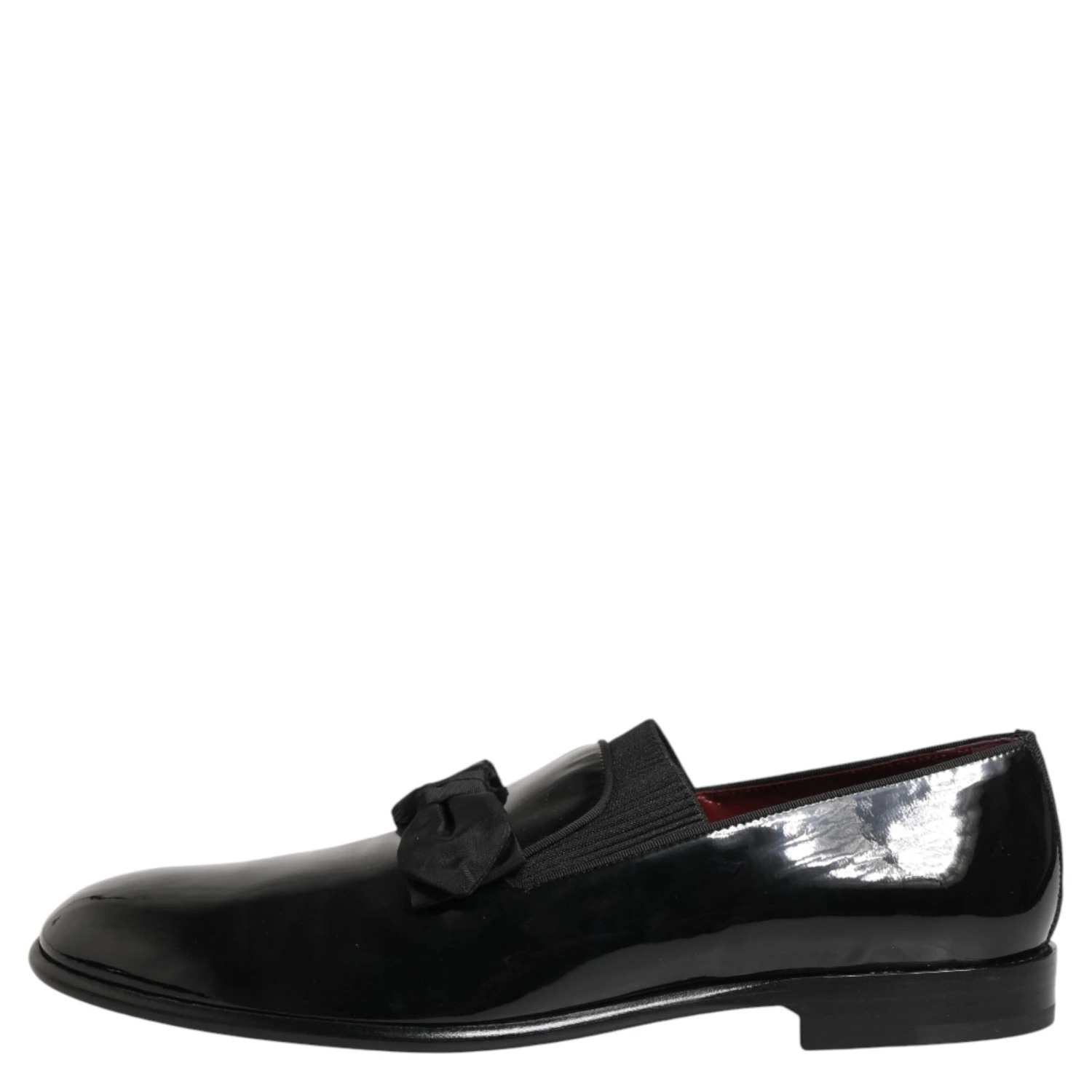 Black Leather Slip On Dress Men Loafers Shoes