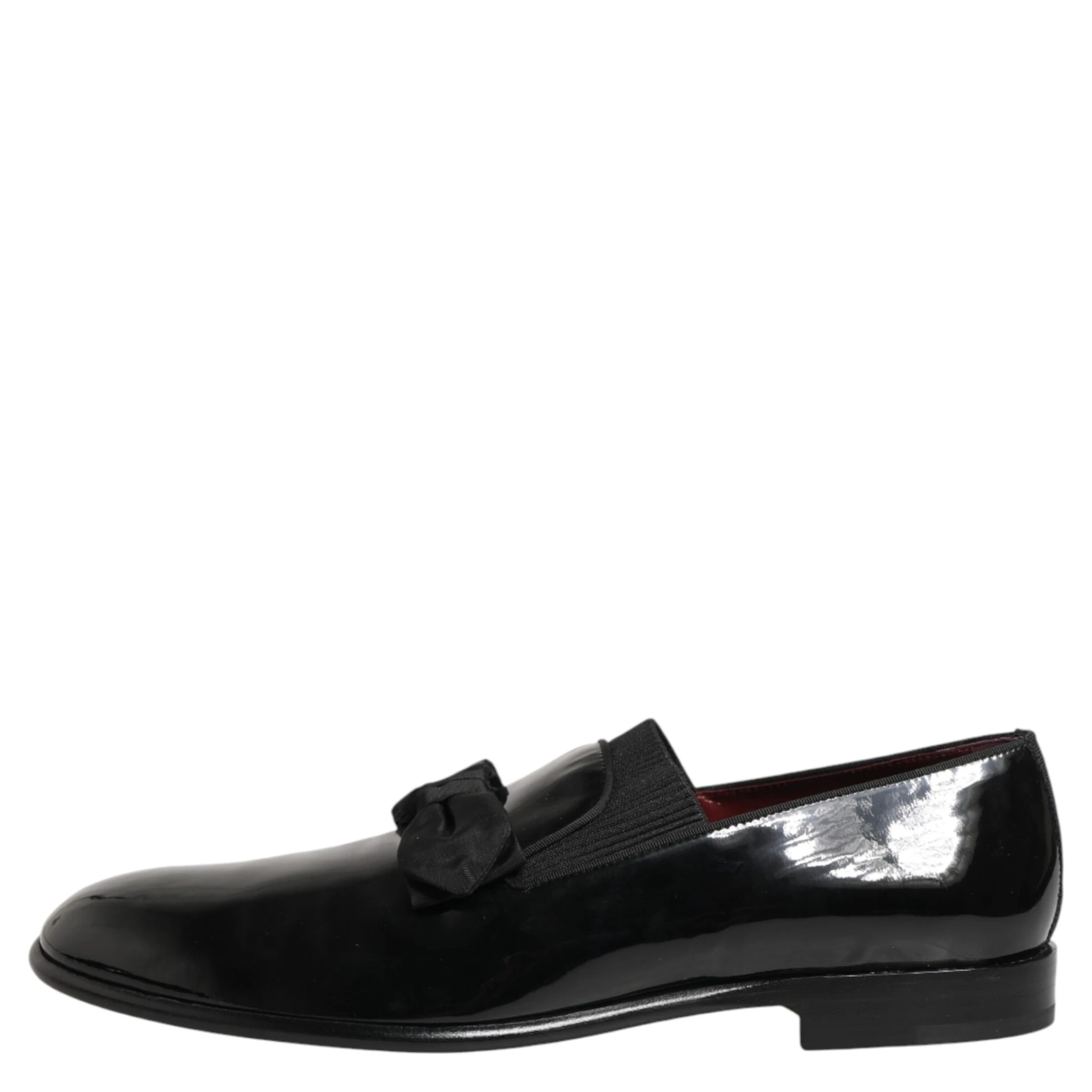 Black Leather Slip On Dress Men Loafers Shoes