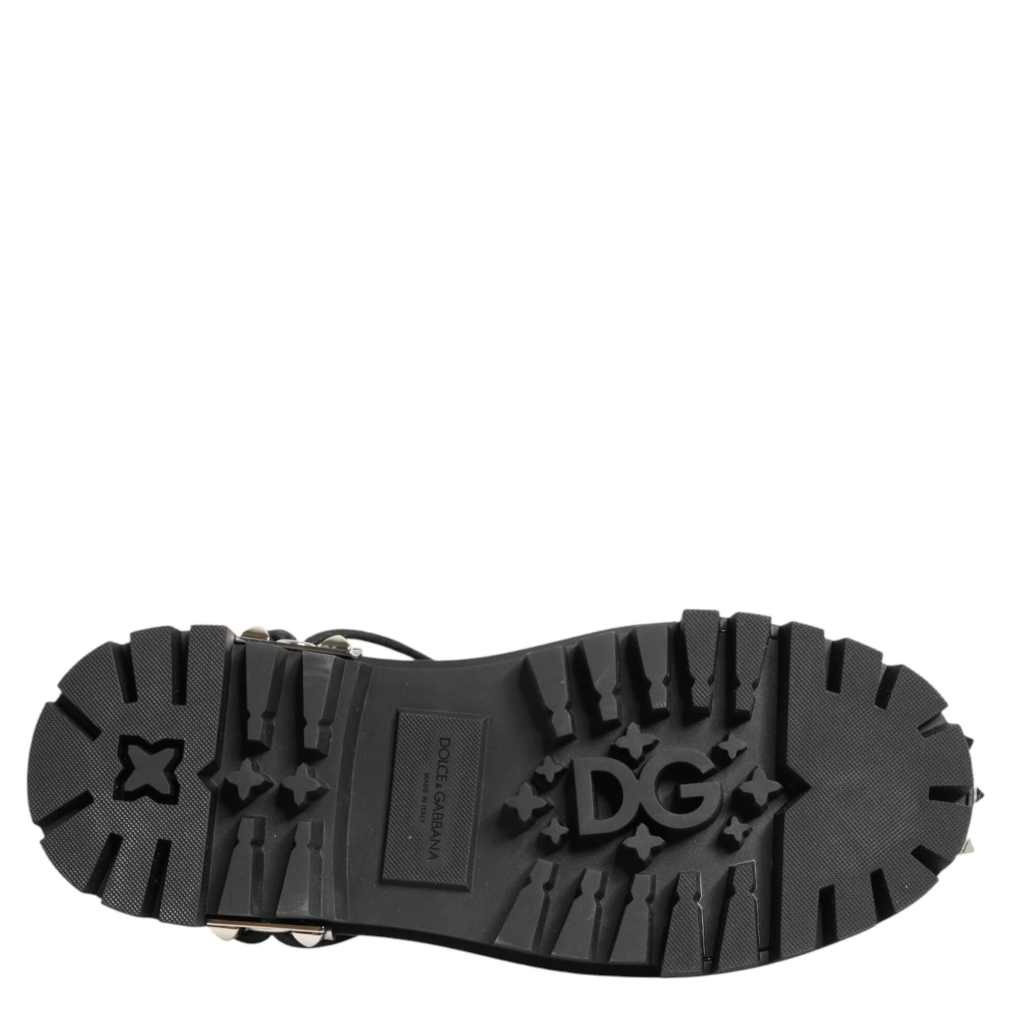 Black White Studded Men Formal Derby Shoes