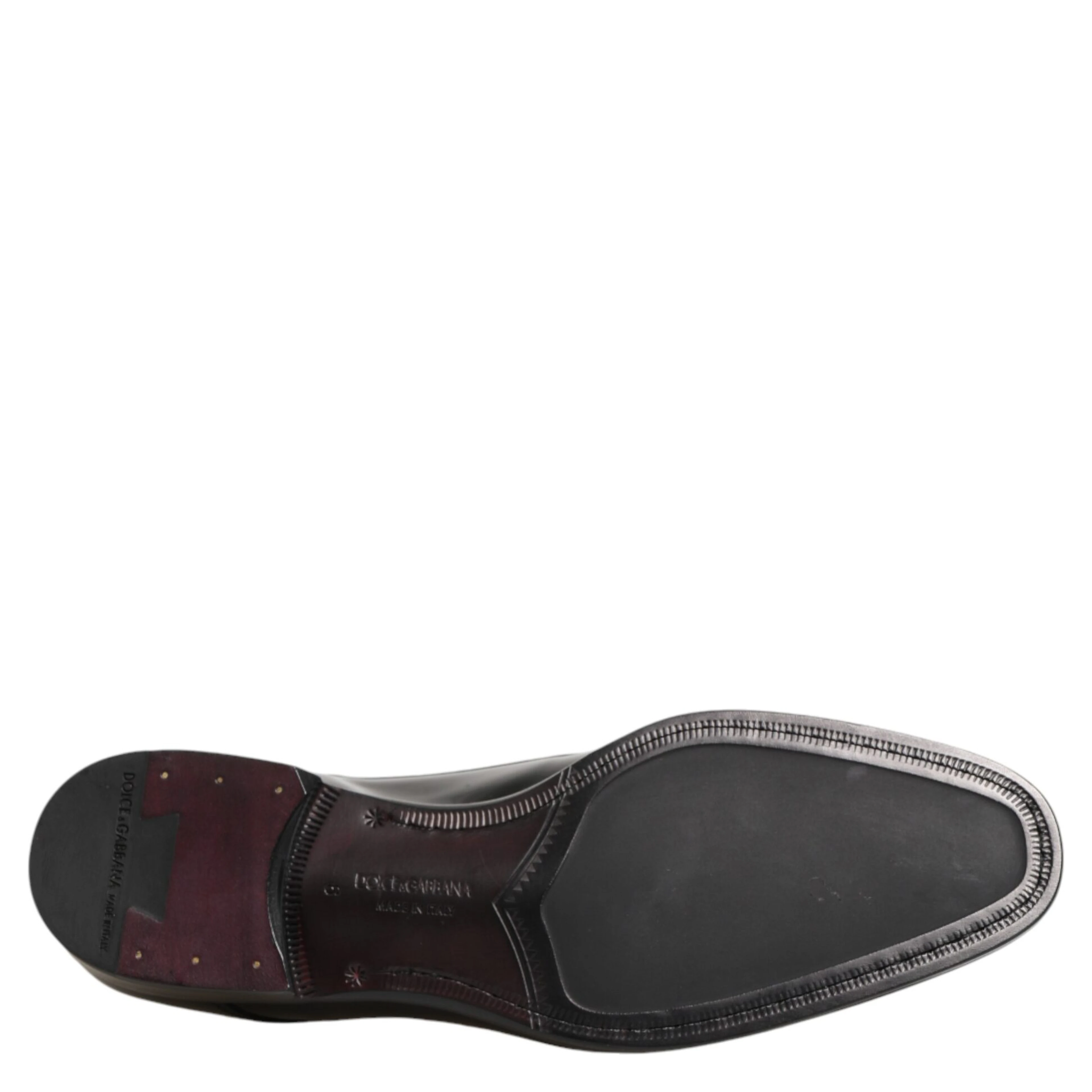 Black Calfskin Leather Derby Dress Shoes