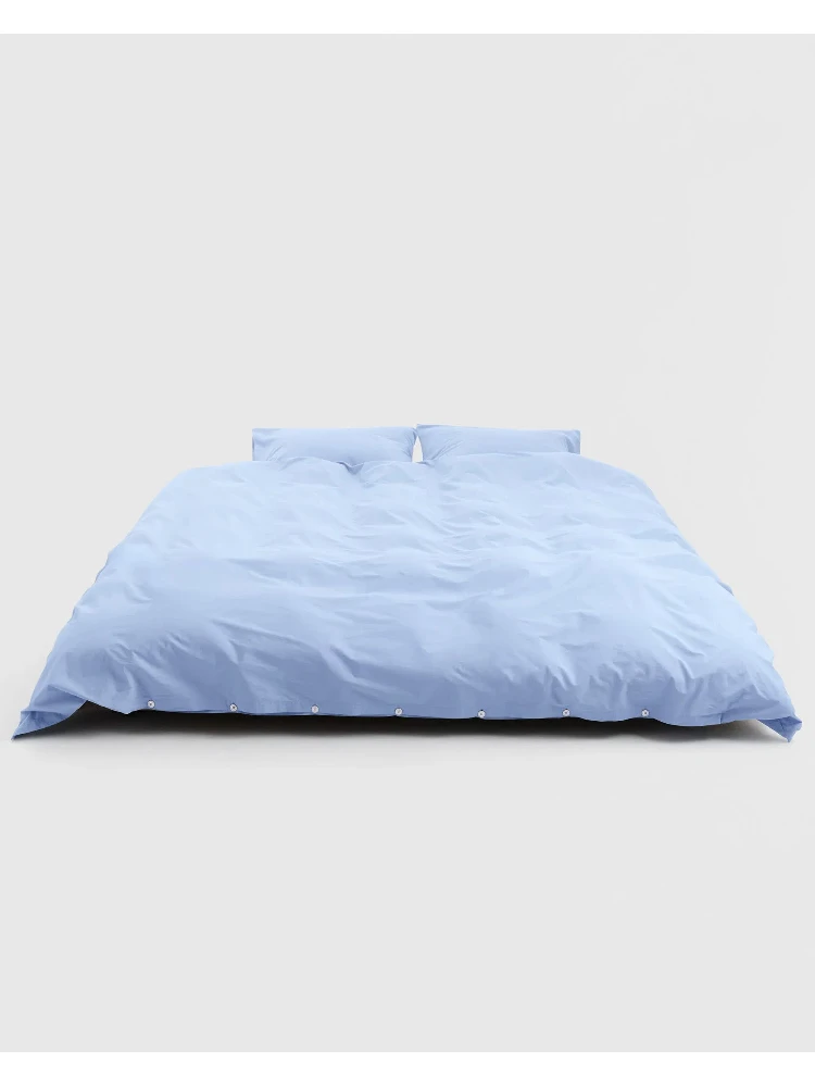 Percale Duvet Cover Island Blue 240x220 alternative