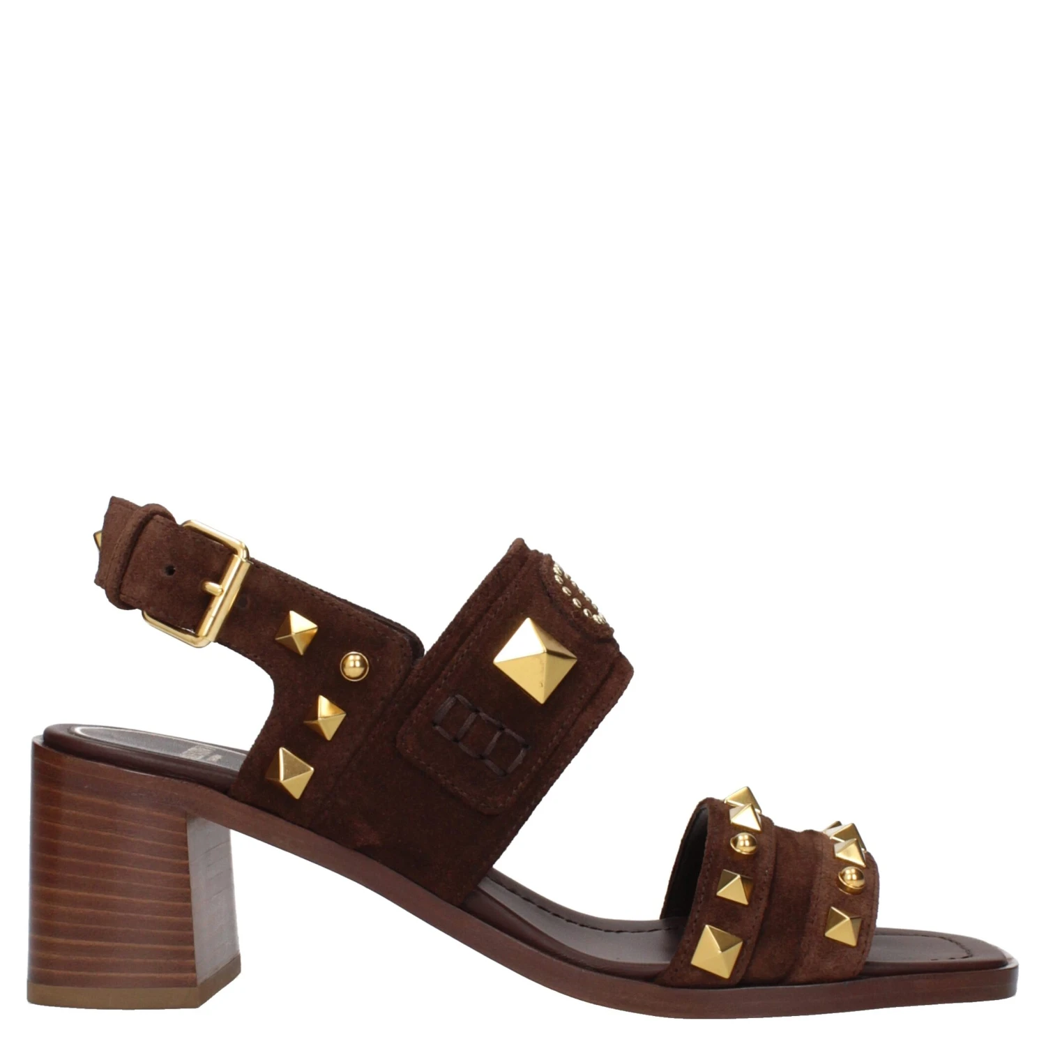 Brown Leather Strap-On Sandals
