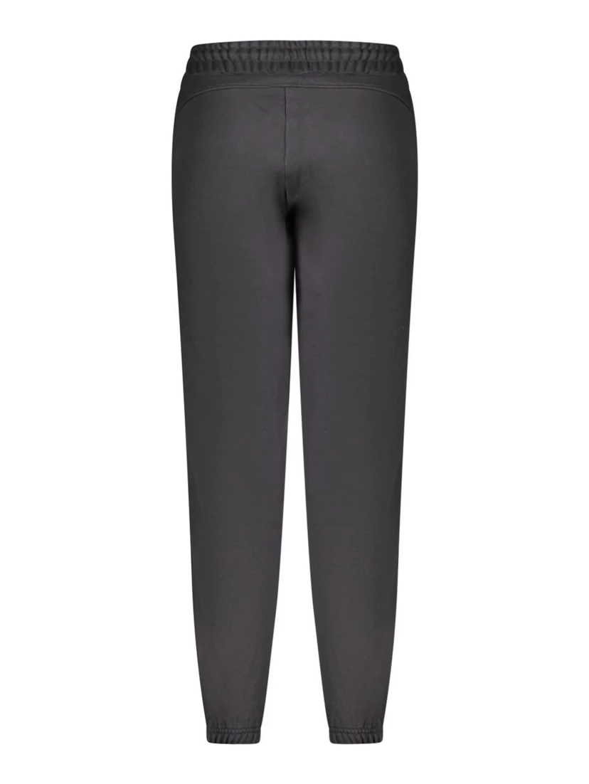 Black Cotton Women's Sport Trouser