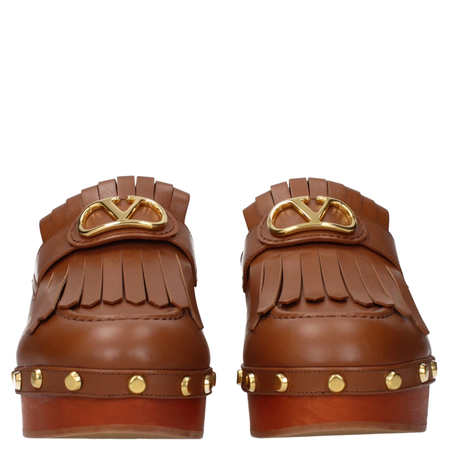 Brown Leather Slippers