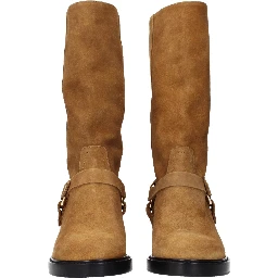 Brown Leather Ankle Boots