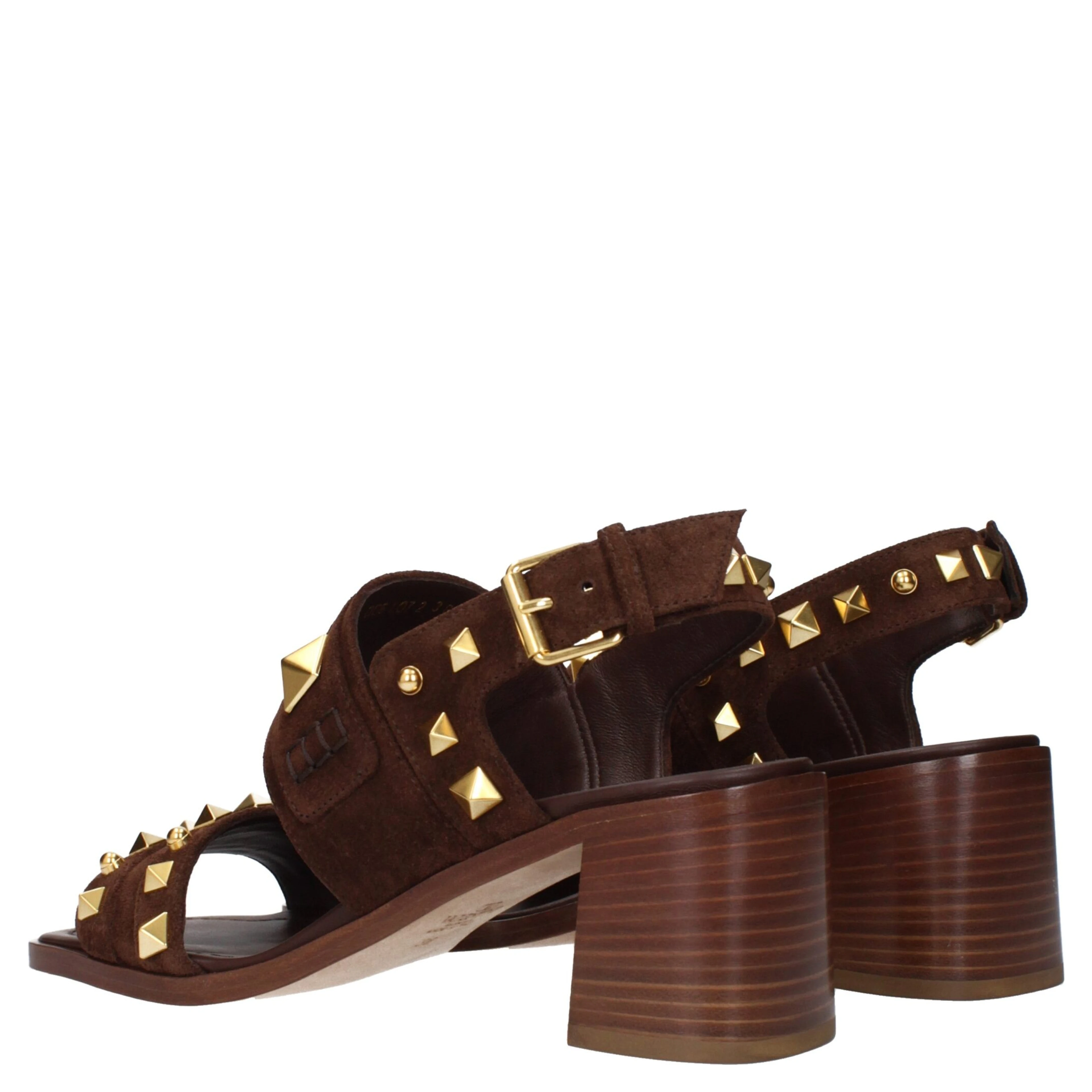 Brown Leather Strap-On Sandals