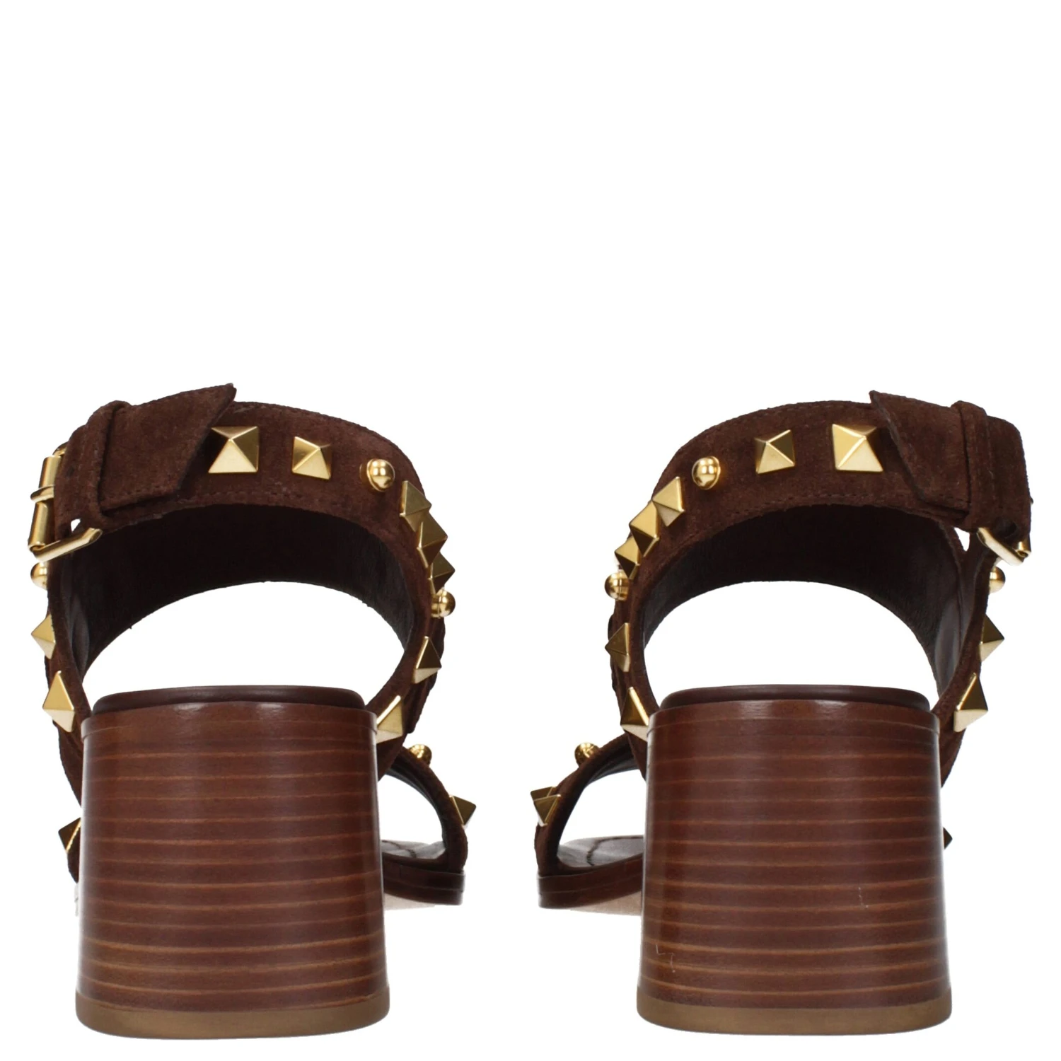 Brown Leather Strap-On Sandals