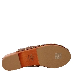 Brown Leather Slippers