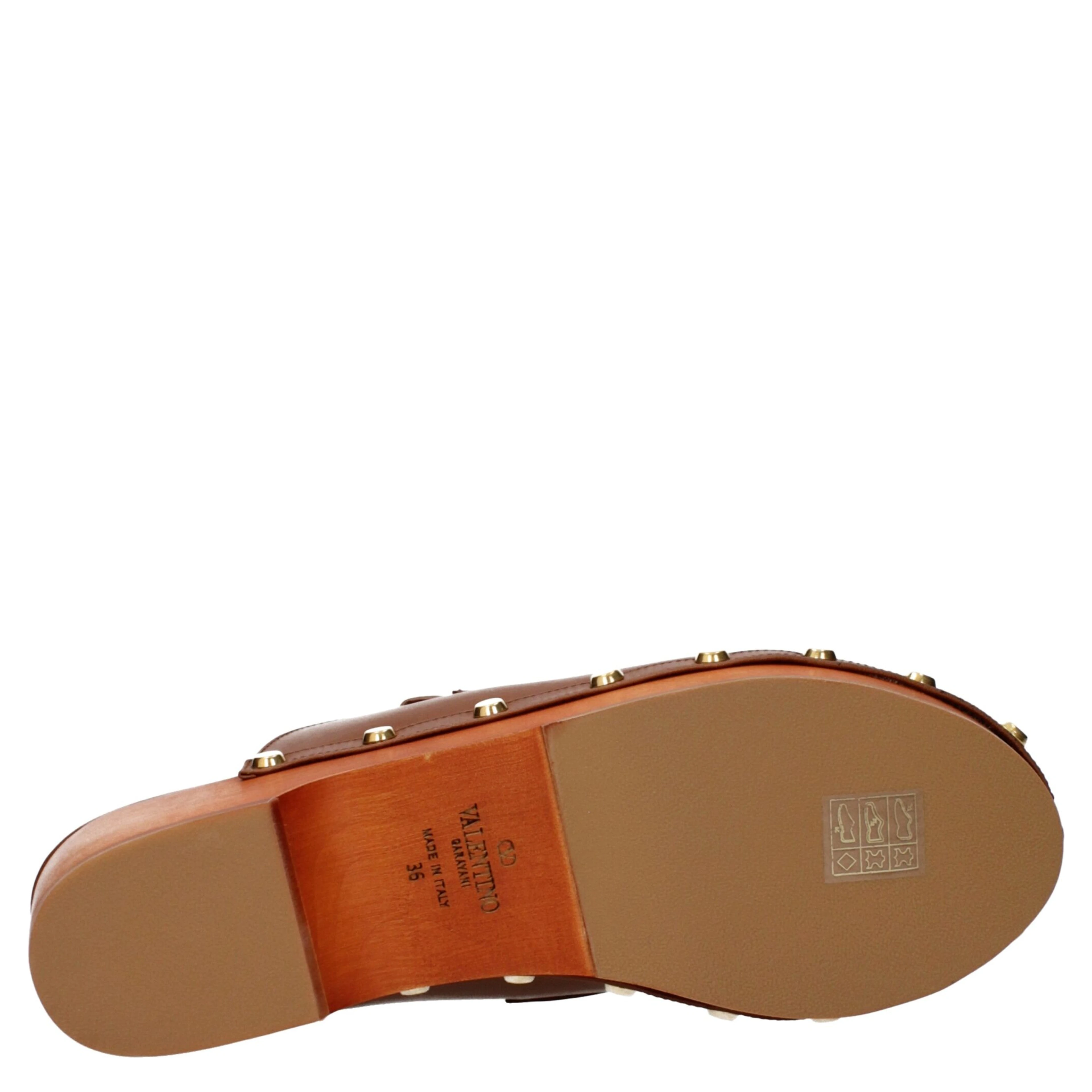 Brown Leather Slippers