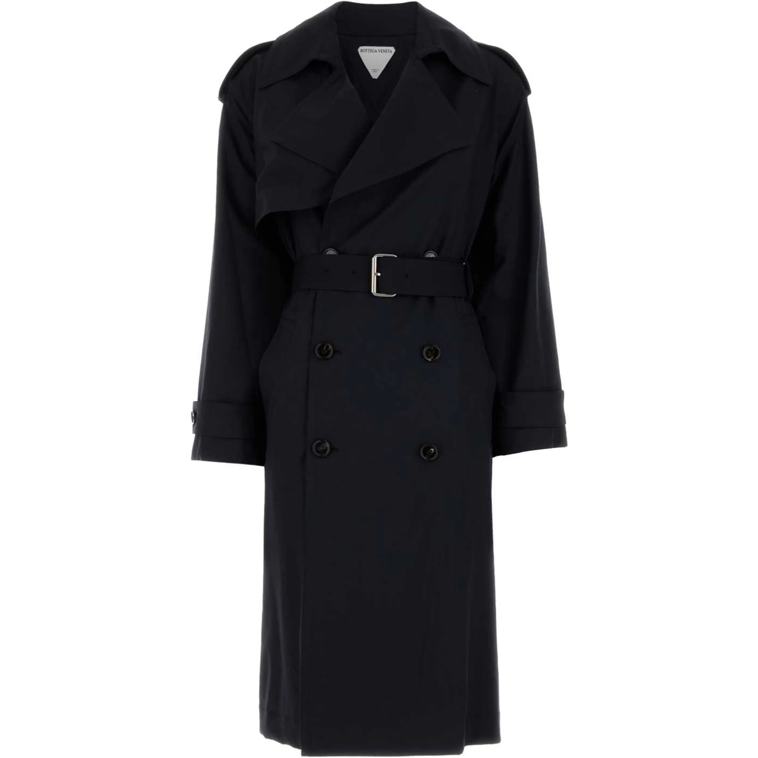 FINE WOOL BELTED TRENCH COAT