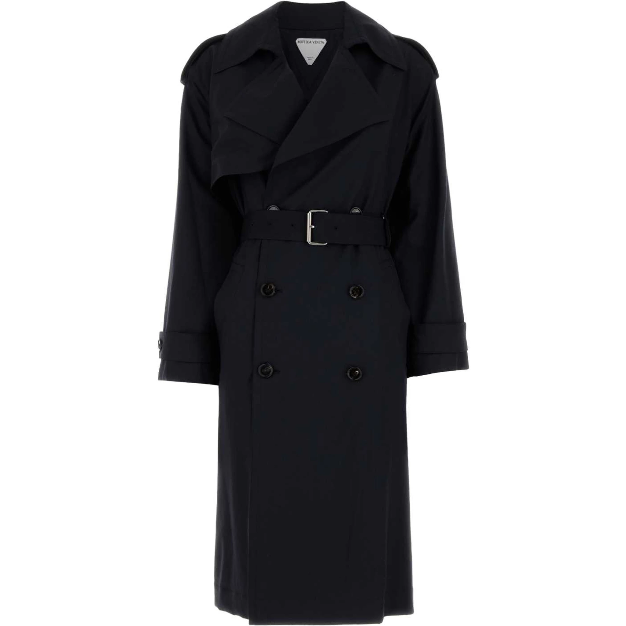 FINE WOOL BELTED TRENCH COAT