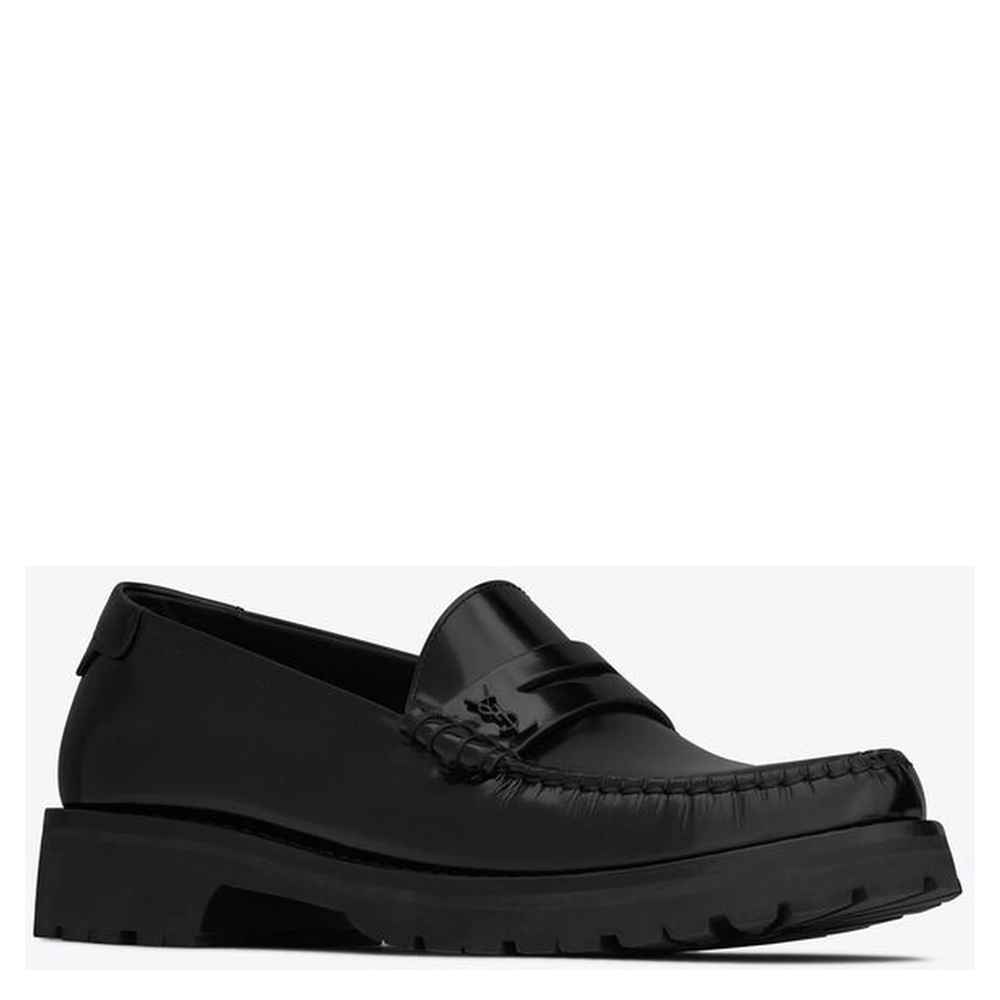 Polished leather loafers