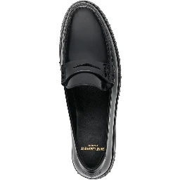 Polished leather loafers
