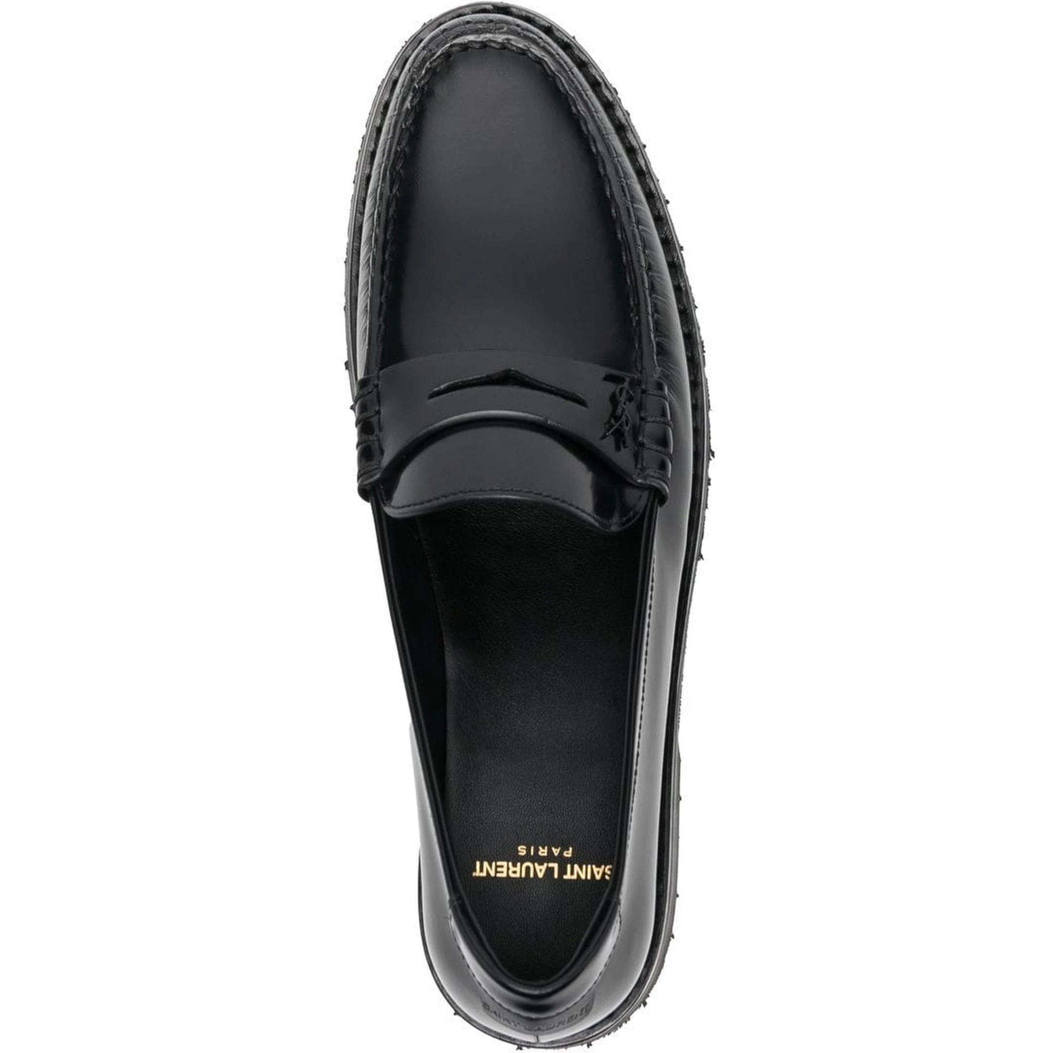 Polished leather loafers