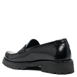 Polished leather loafers