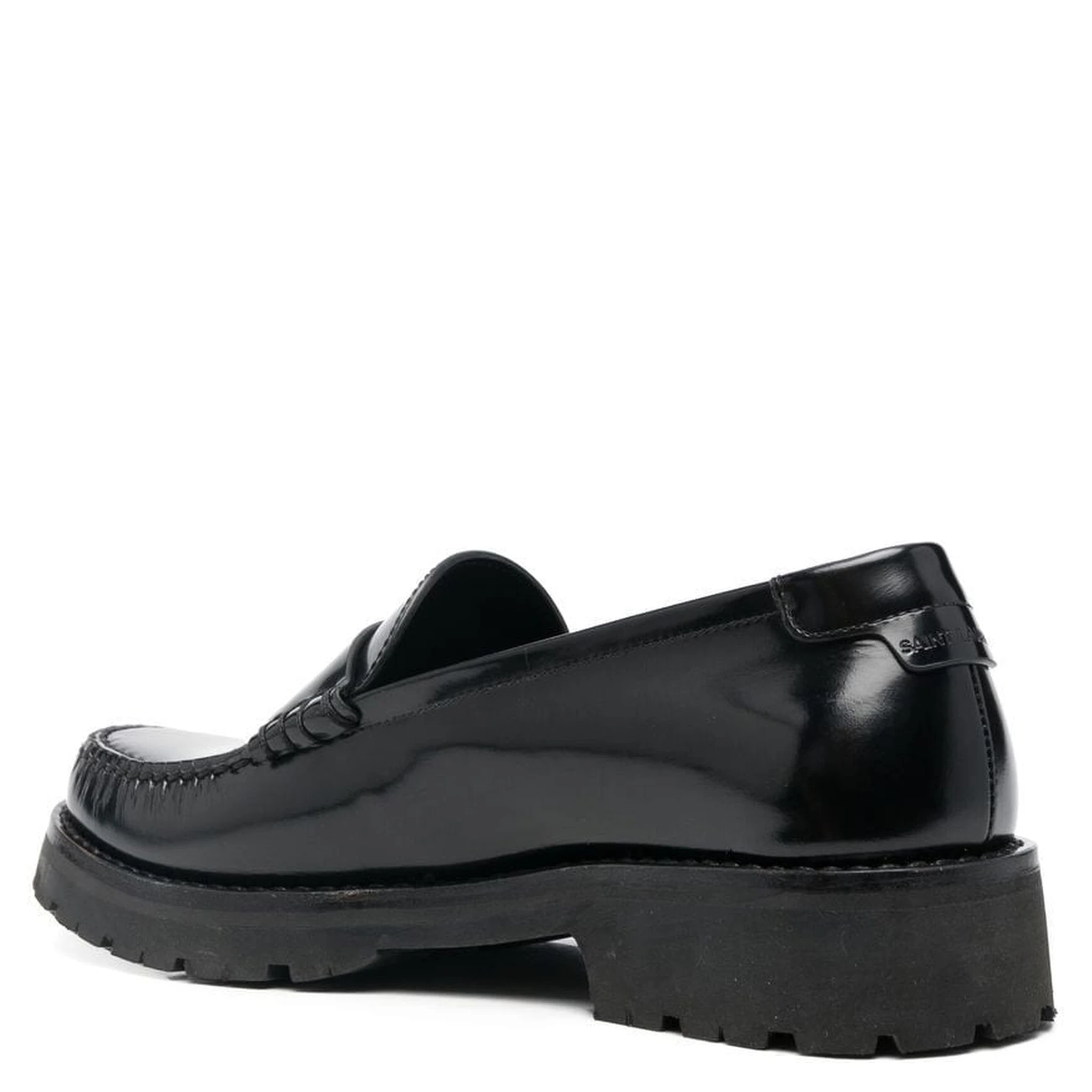 Polished leather loafers