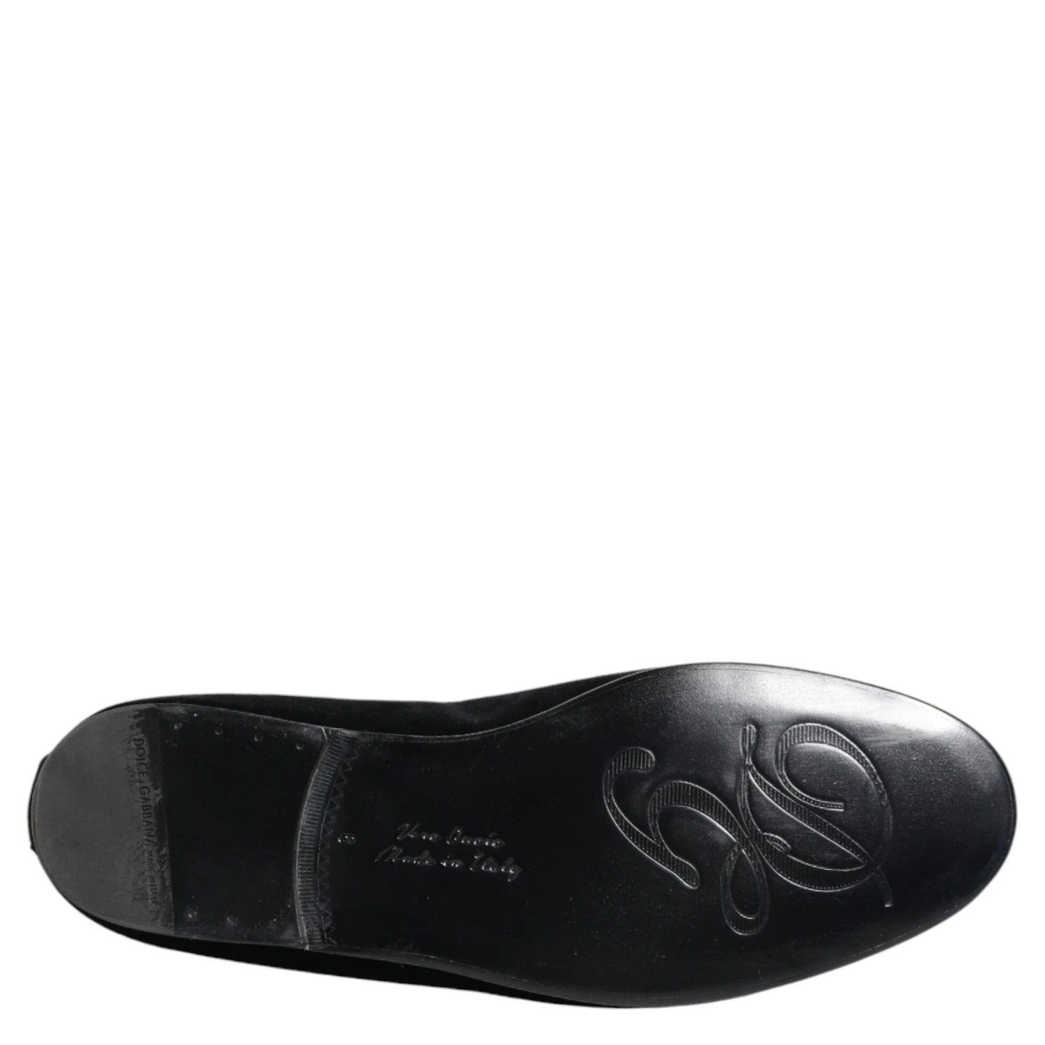 Black Velvet Gold Crown Mens Loafers Shoes