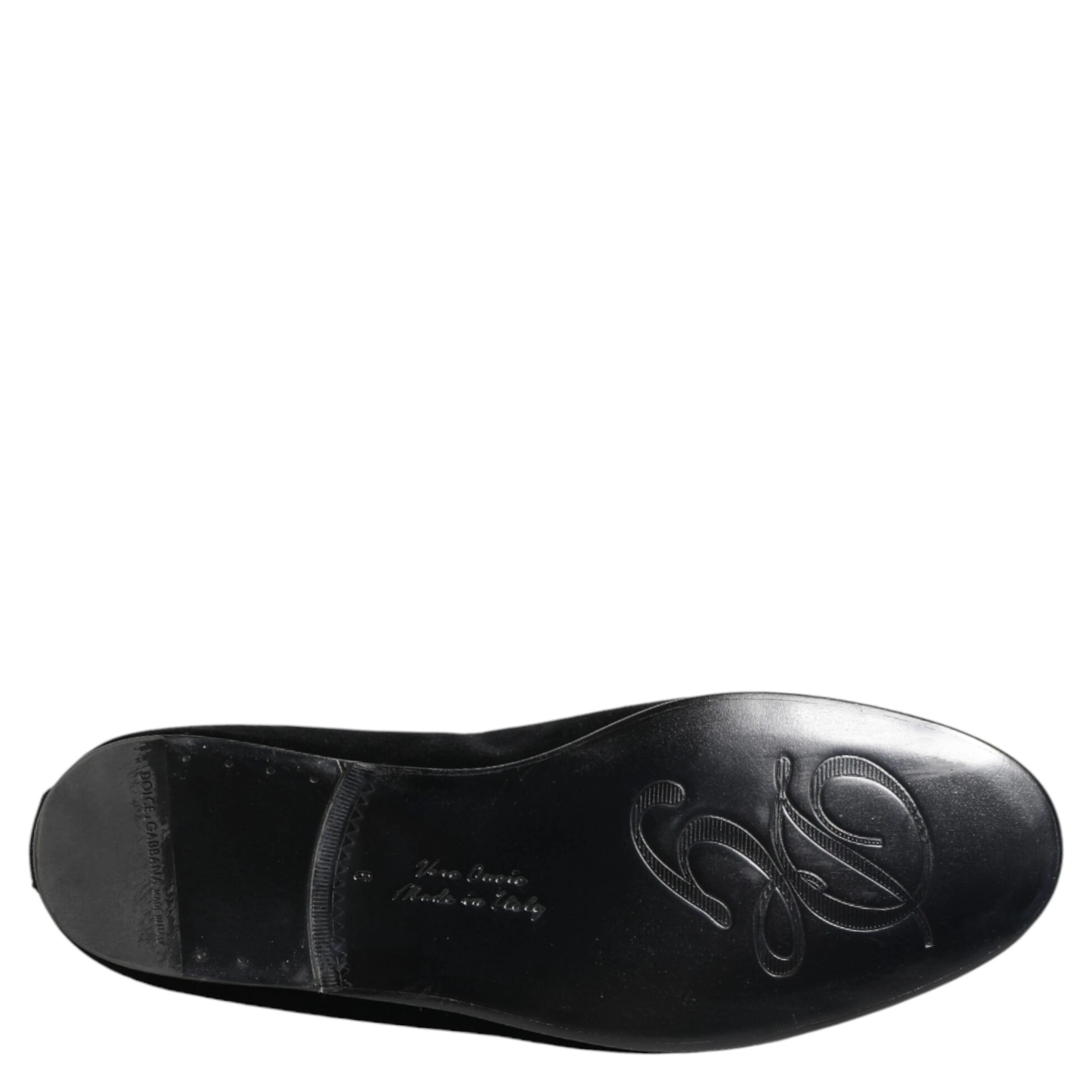Black Velvet Gold Crown Mens Loafers Shoes