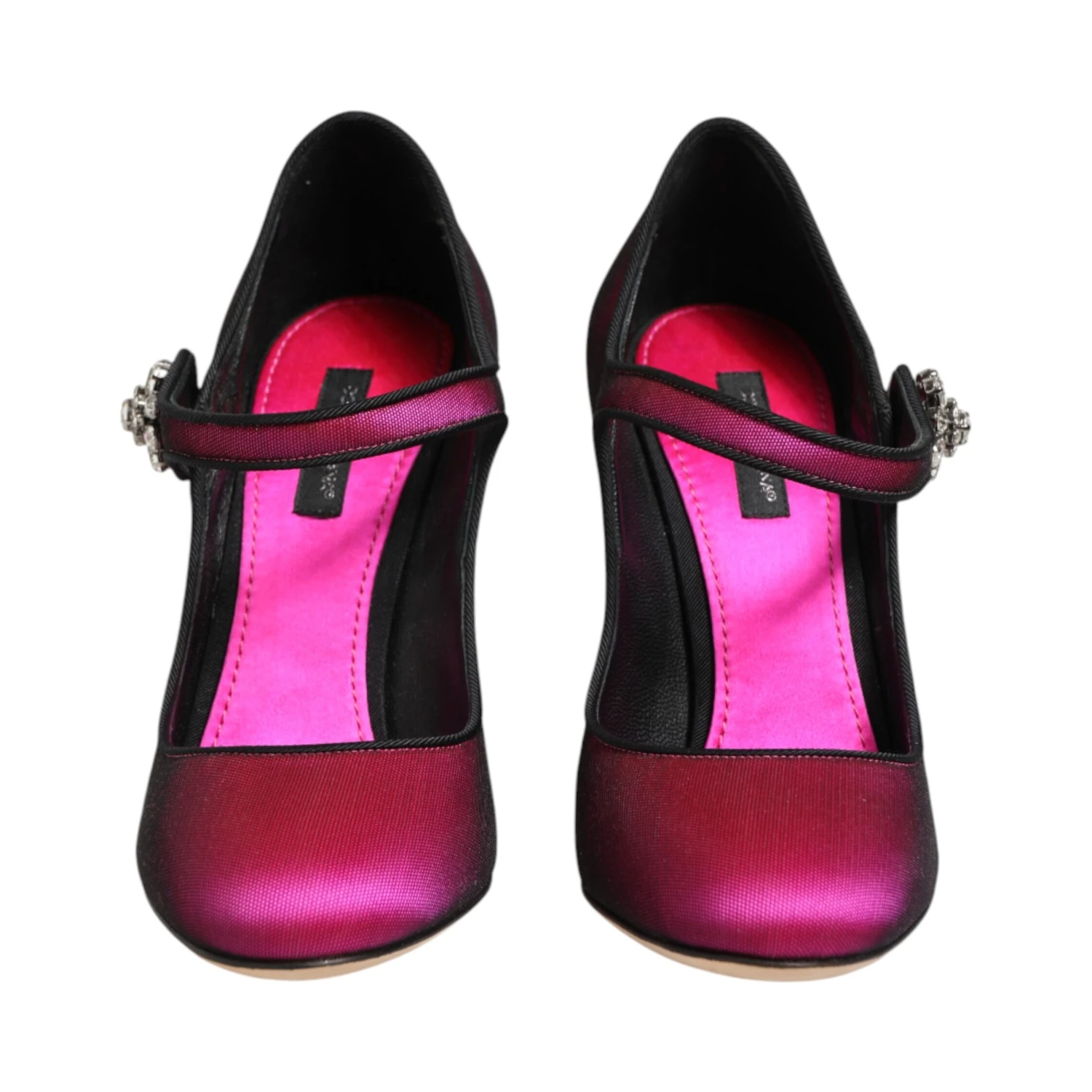 Pink Strass Mary Janes Heels Pumps Shoes