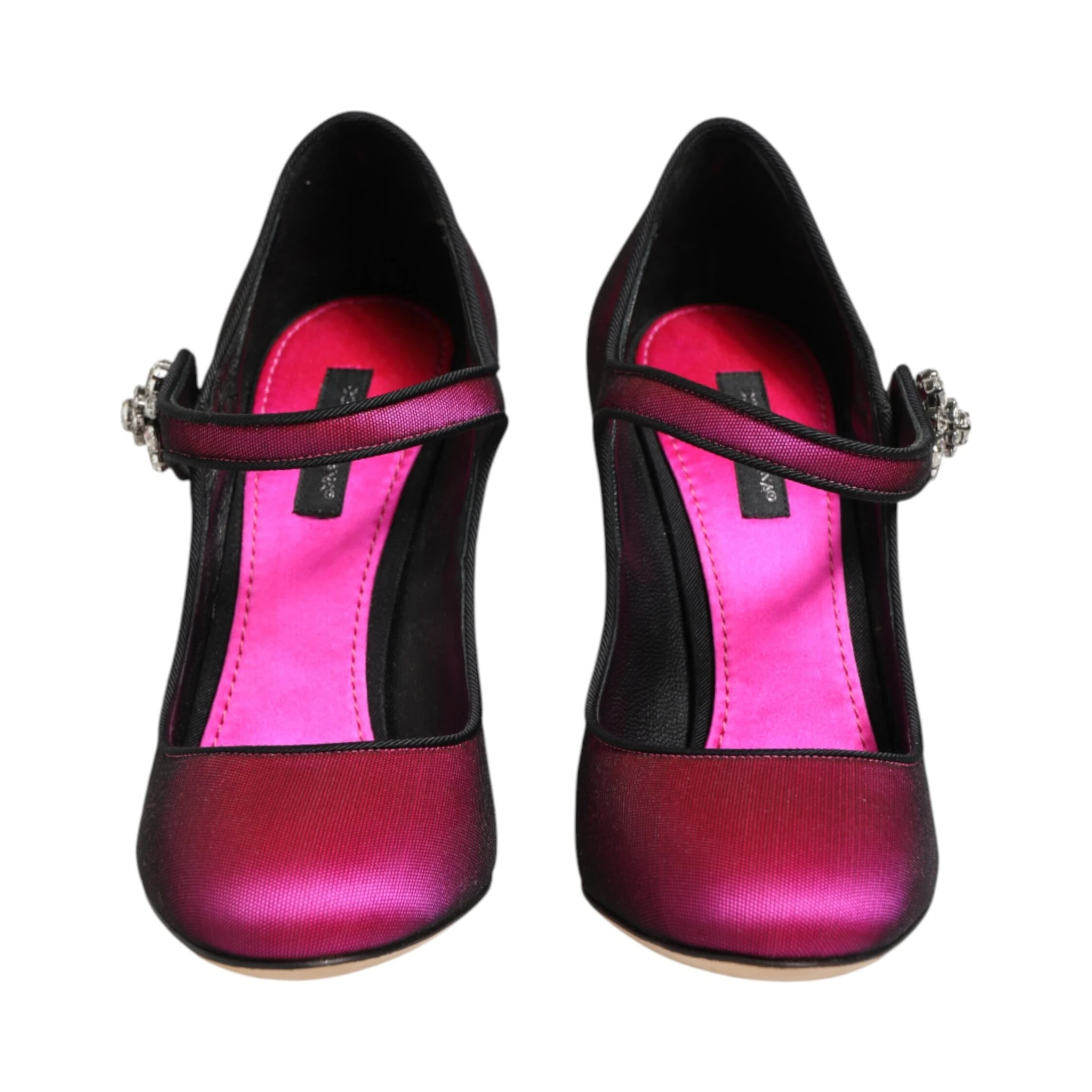 Pink Strass Mary Janes Heels Pumps Shoes