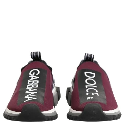 Maroon Slip On Sorrento Men Sneakers Shoes