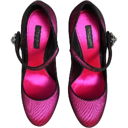 Pink Strass Mary Janes Heels Pumps Shoes