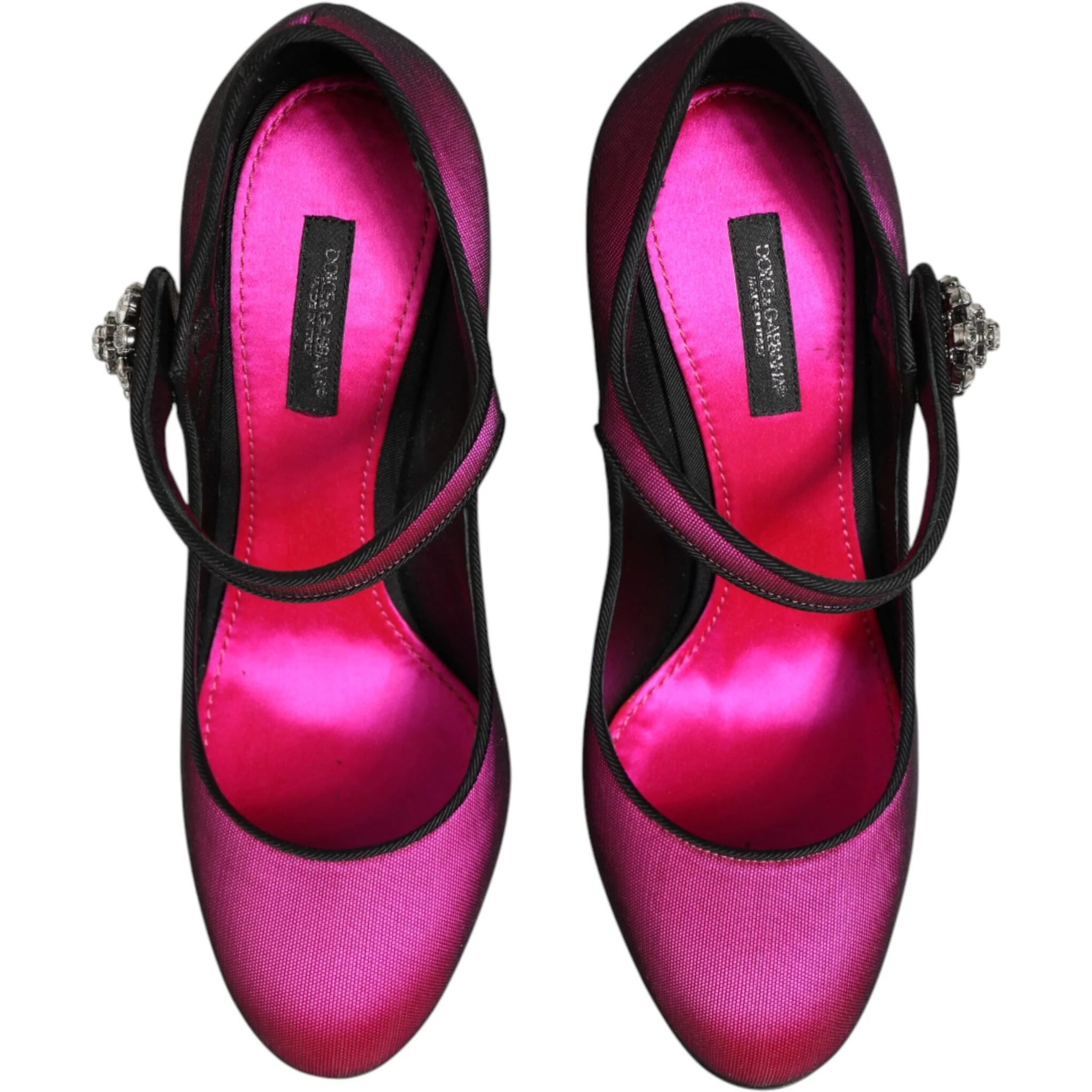 Pink Strass Mary Janes Heels Pumps Shoes