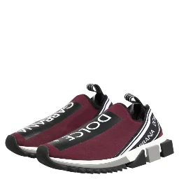 Maroon Slip On Sorrento Men Sneakers Shoes