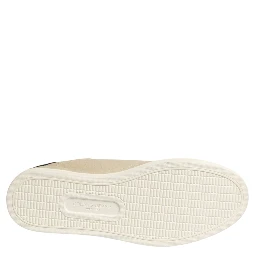 Beige London Low Top Leather Sneakers Shoes