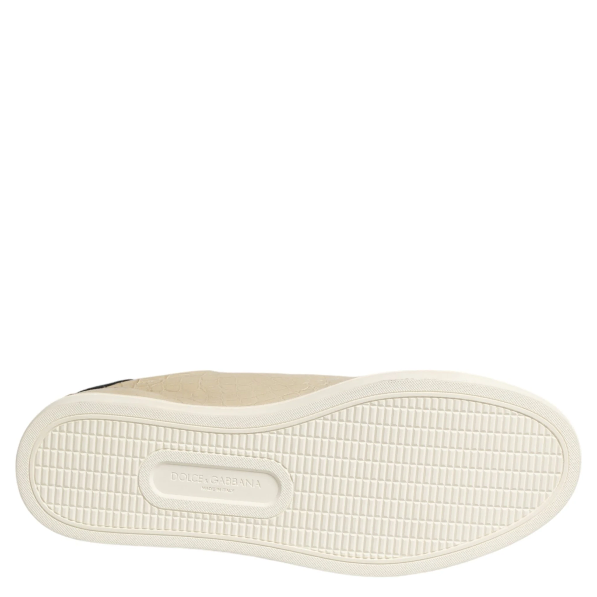 Beige London Low Top Leather Sneakers Shoes