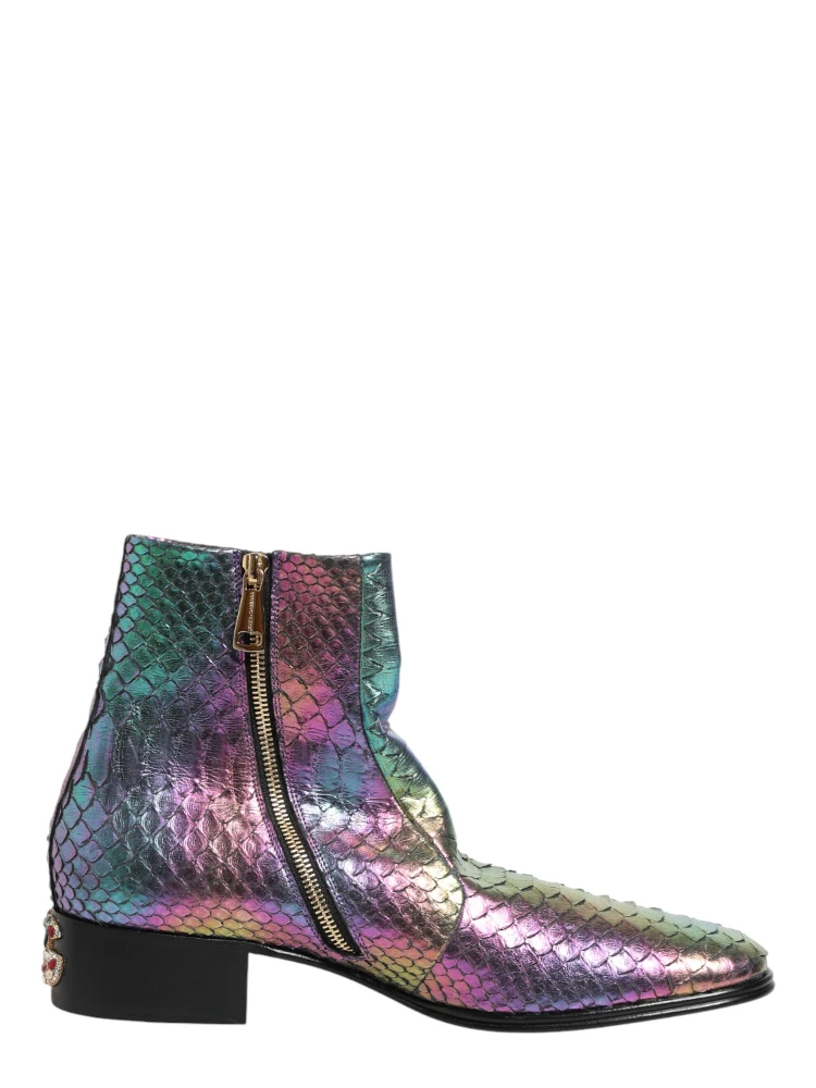 Multicolor Chelsea Short Ankle Boots Shoes