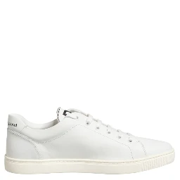 White Prince Leather Low Top Men Sneakers Shoes