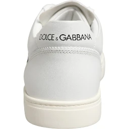 White Prince Leather Low Top Men Sneakers Shoes