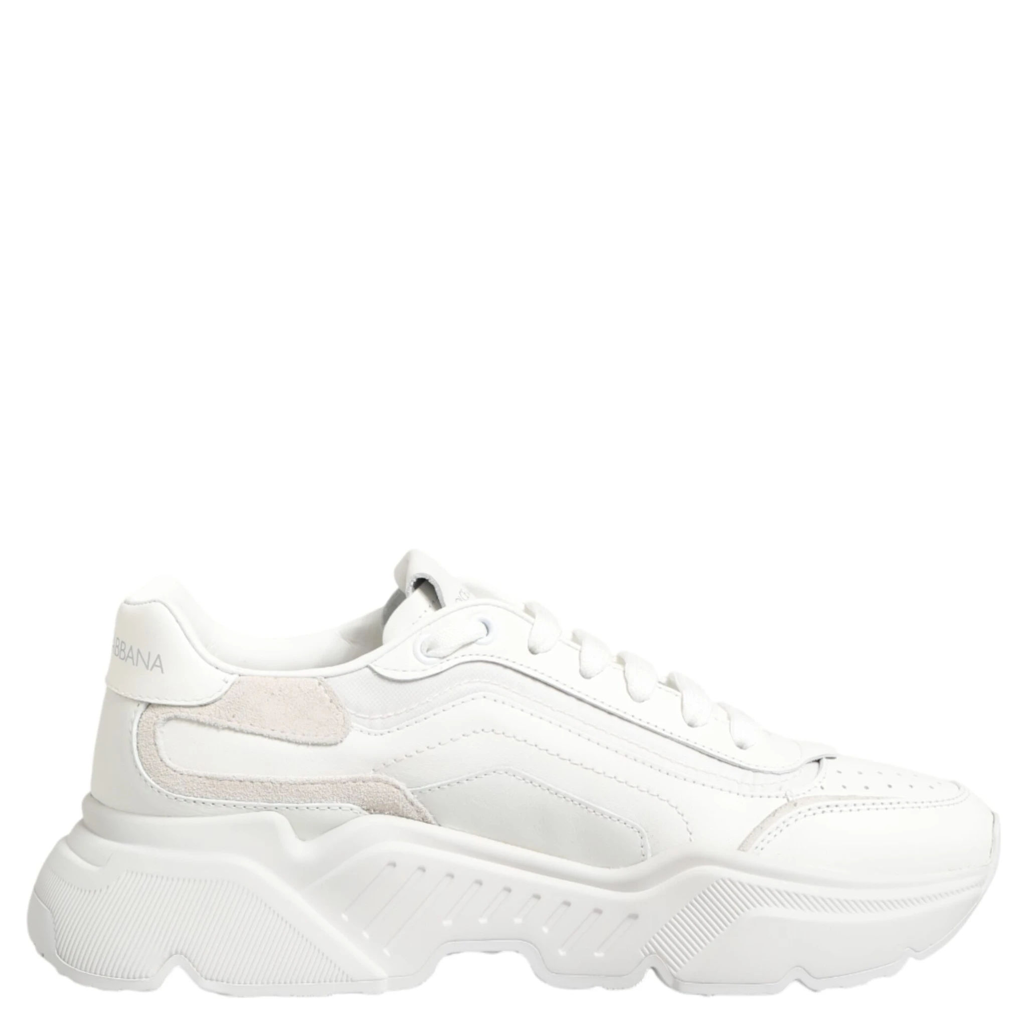 White Leather Daymaster Low Top Sneakers Shoes