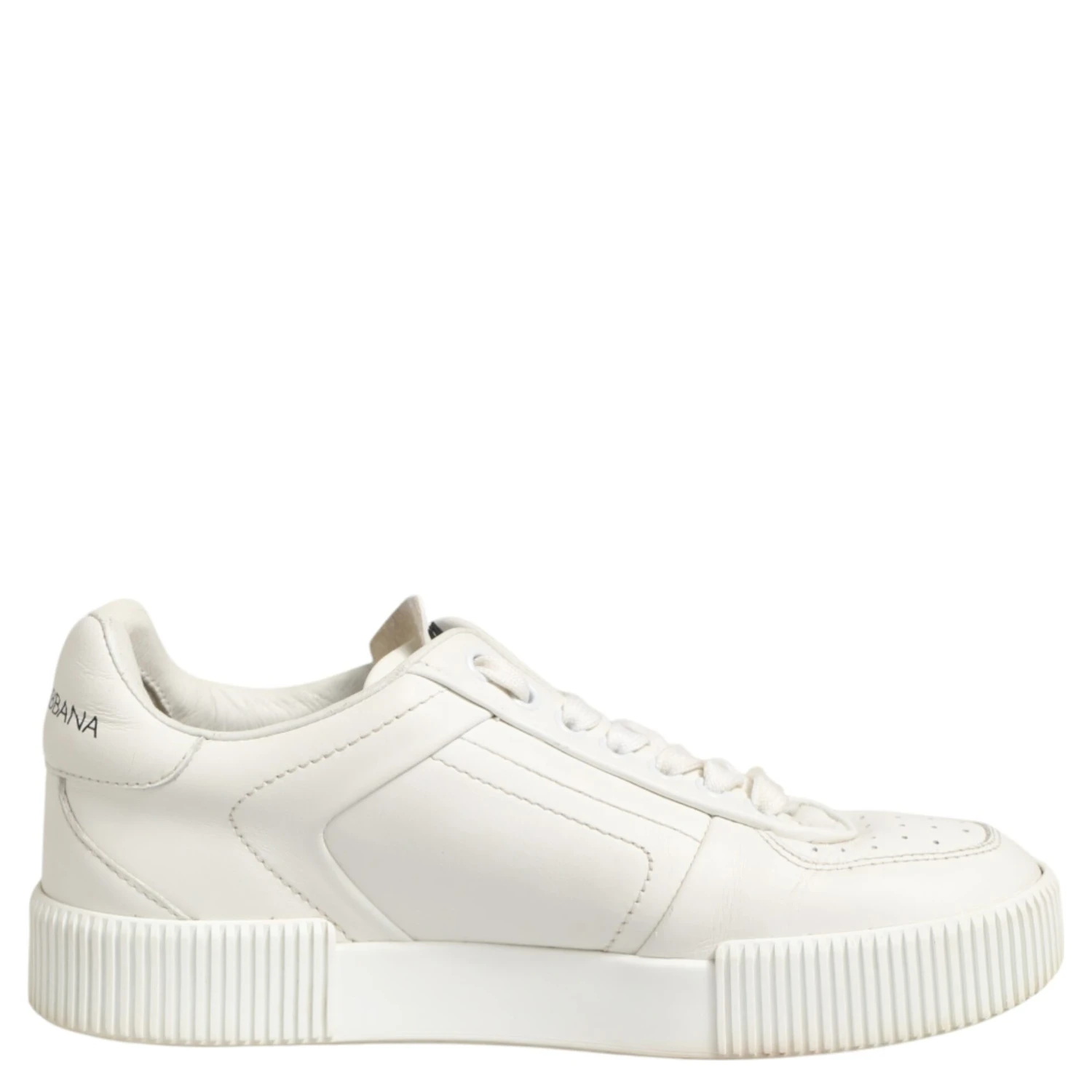 White Leather MIAMI Low Top Sneakers Shoes