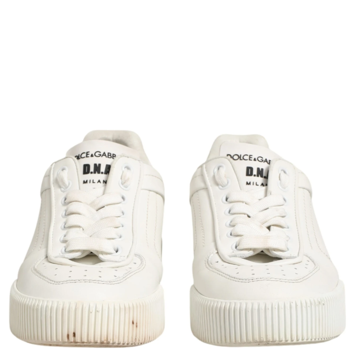 White Leather MIAMI Low Top Sneakers Shoes