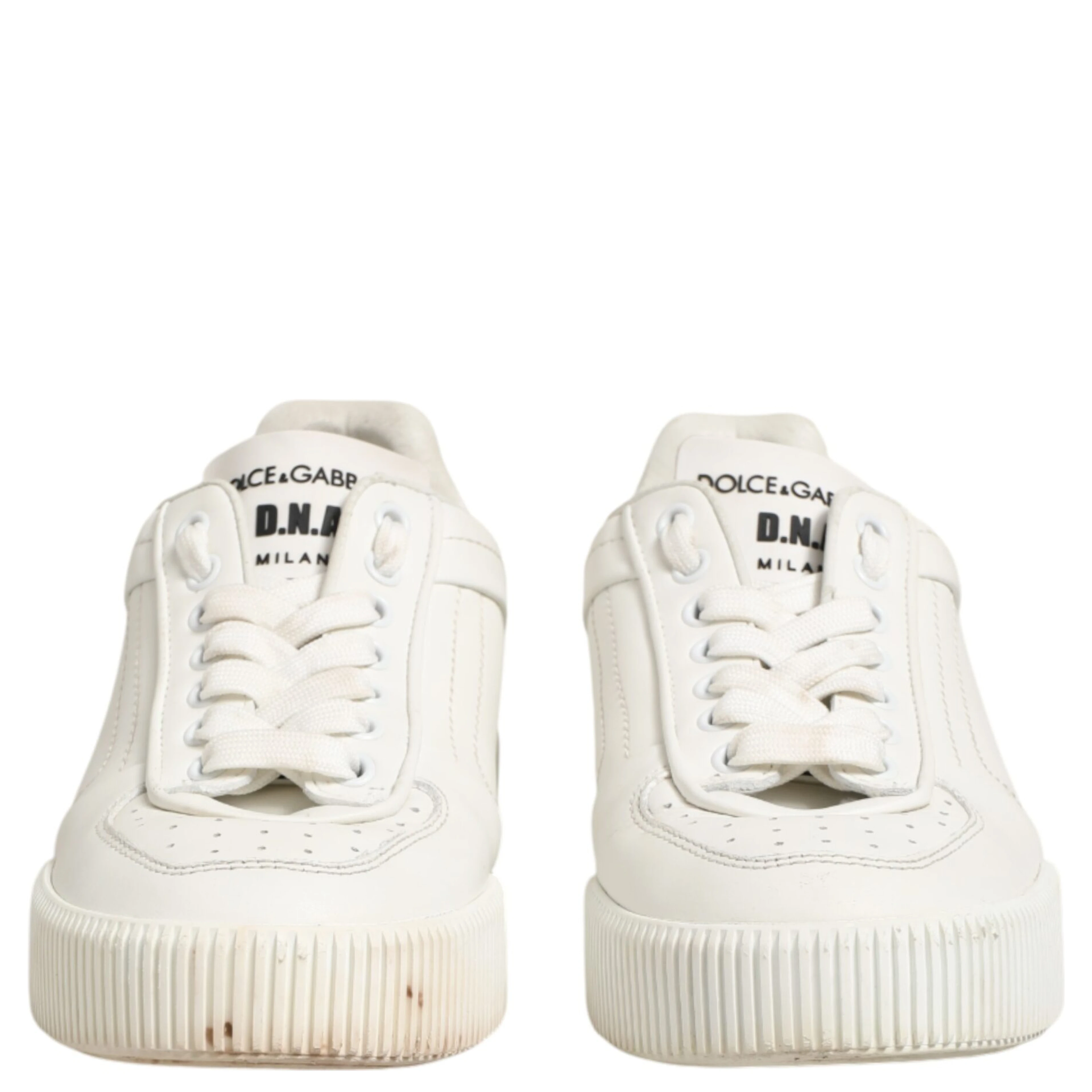 White Leather MIAMI Low Top Sneakers Shoes