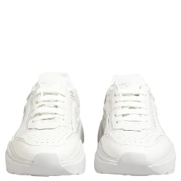 White Leather Daymaster Low Top Sneakers Shoes
