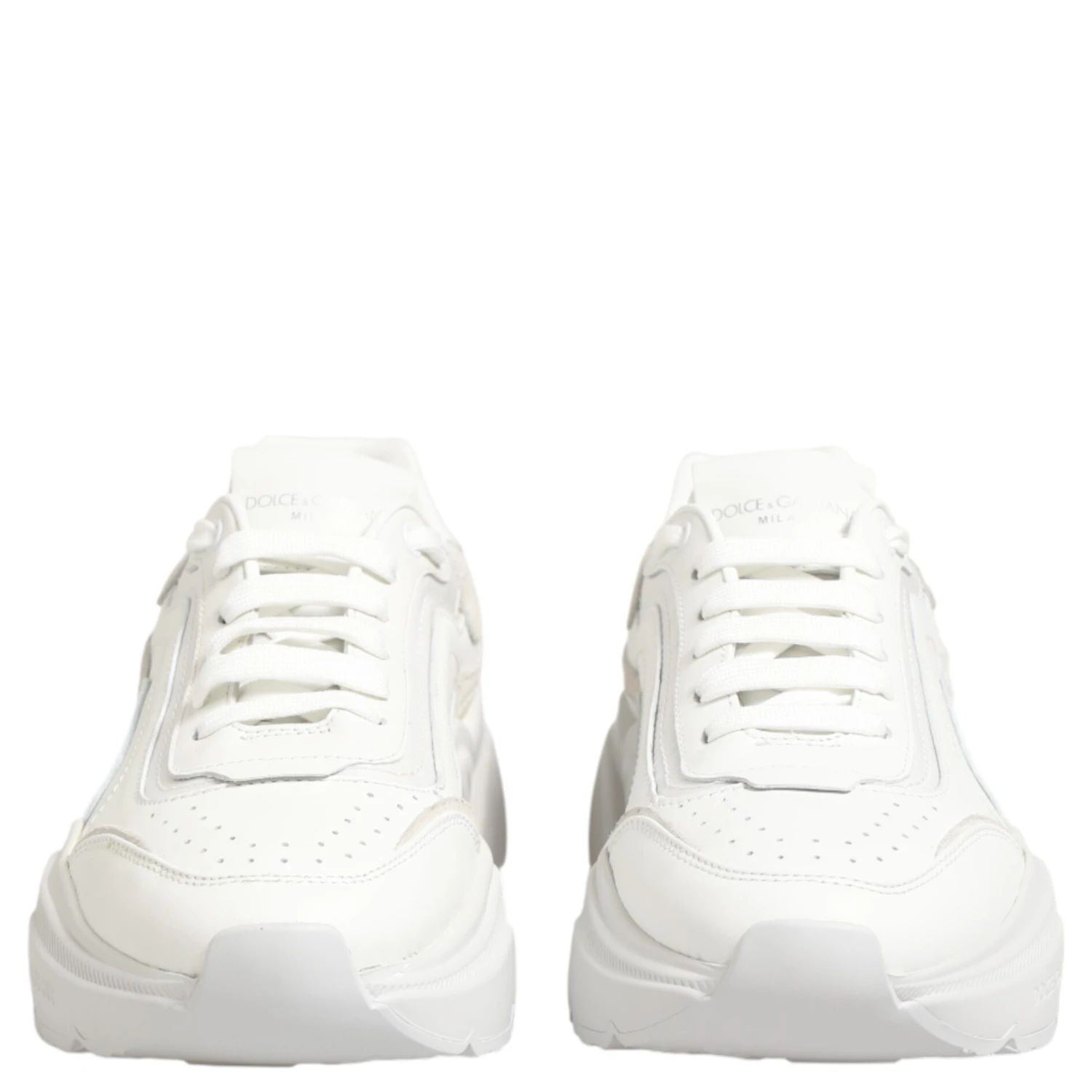 White Leather Daymaster Low Top Sneakers Shoes