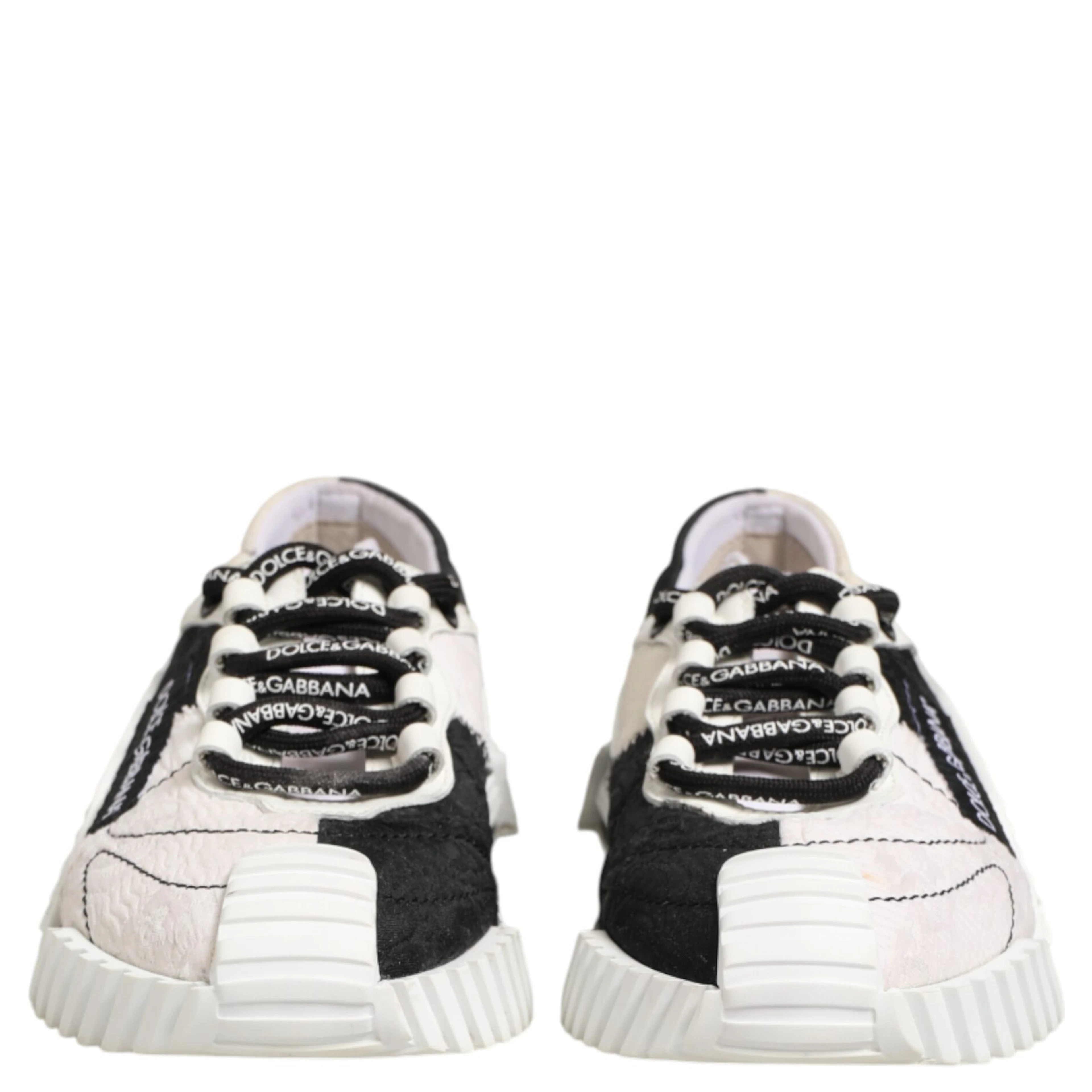 White Black Leather NS1 Sneaker  Shoes