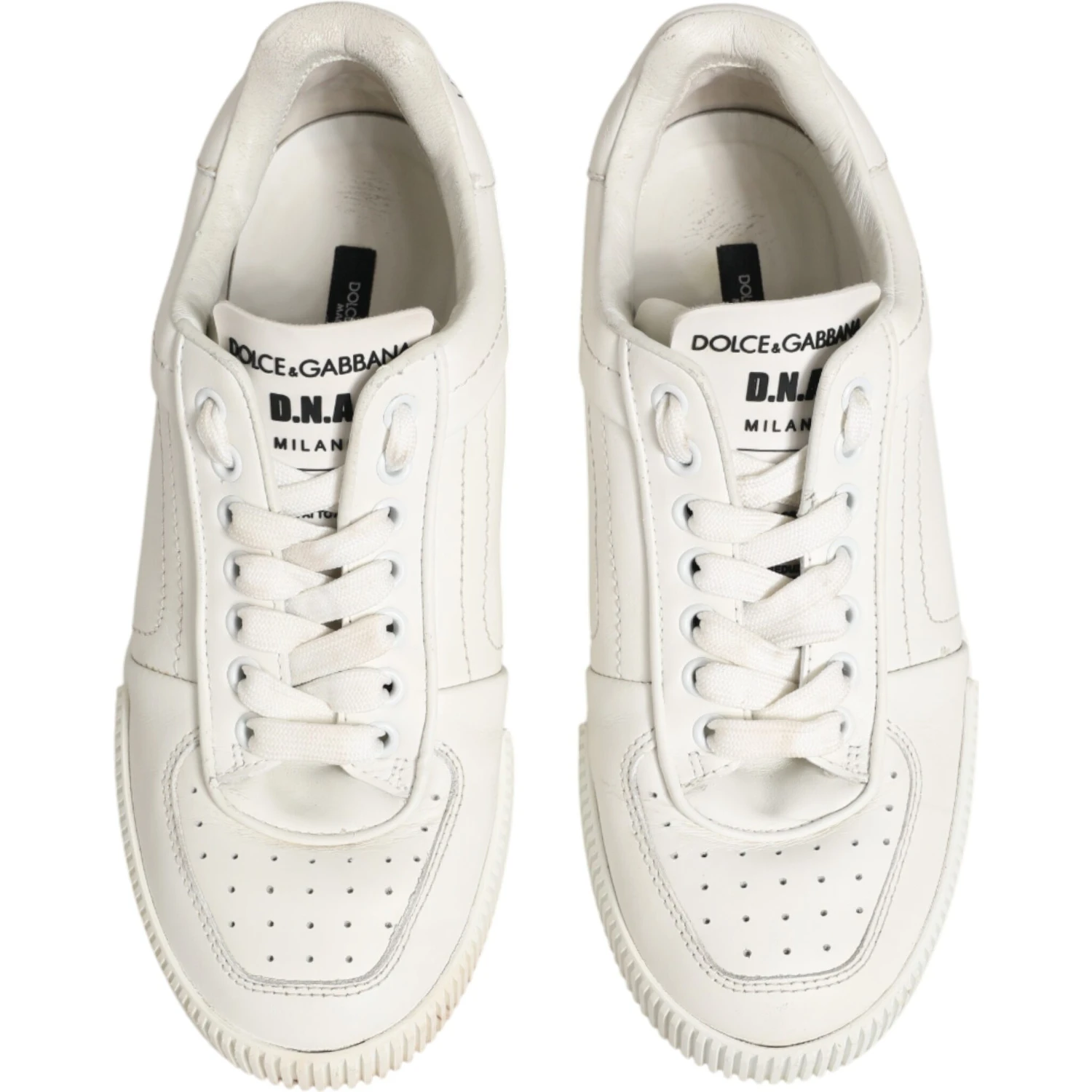 White Leather MIAMI Low Top Sneakers Shoes