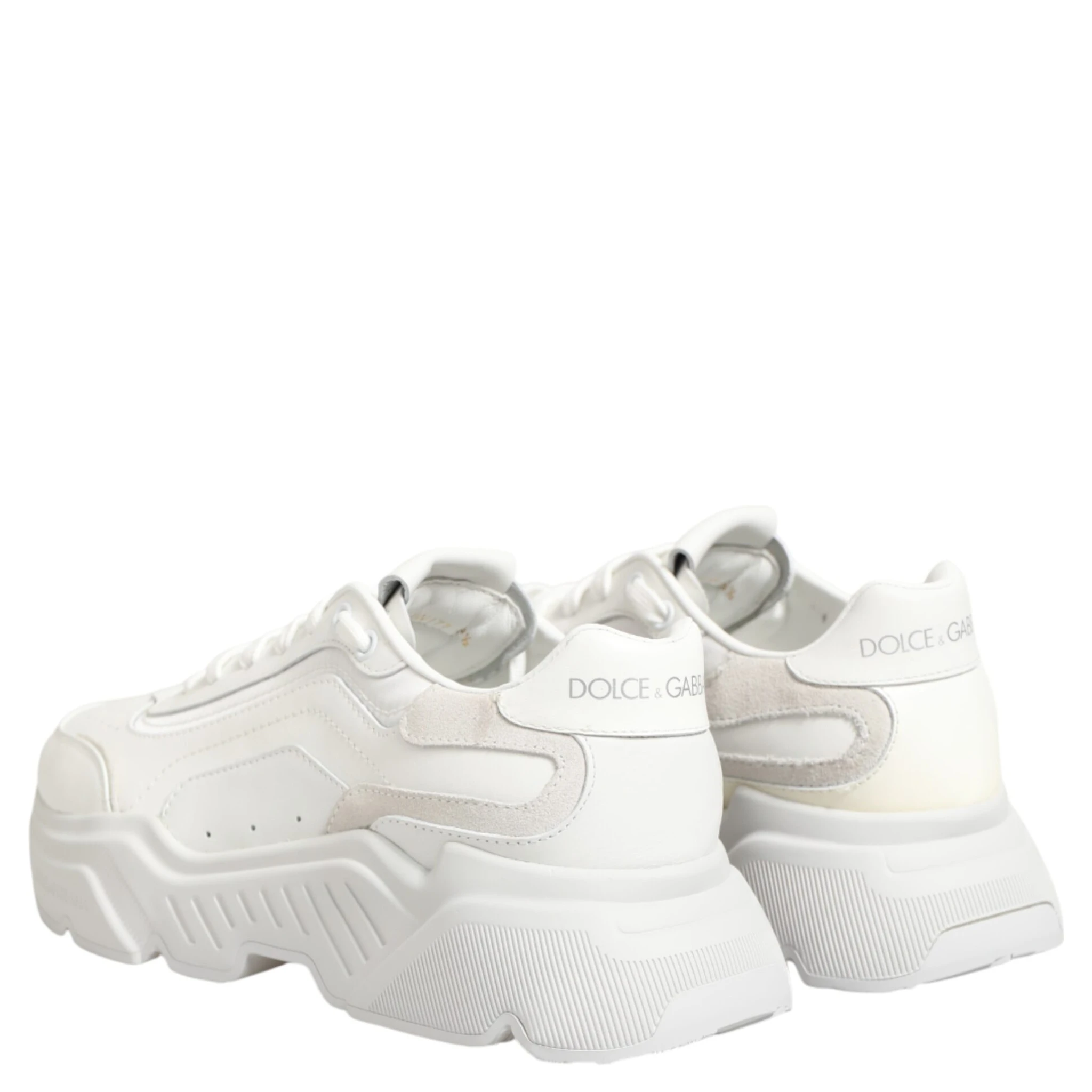 White Leather Daymaster Low Top Sneakers Shoes